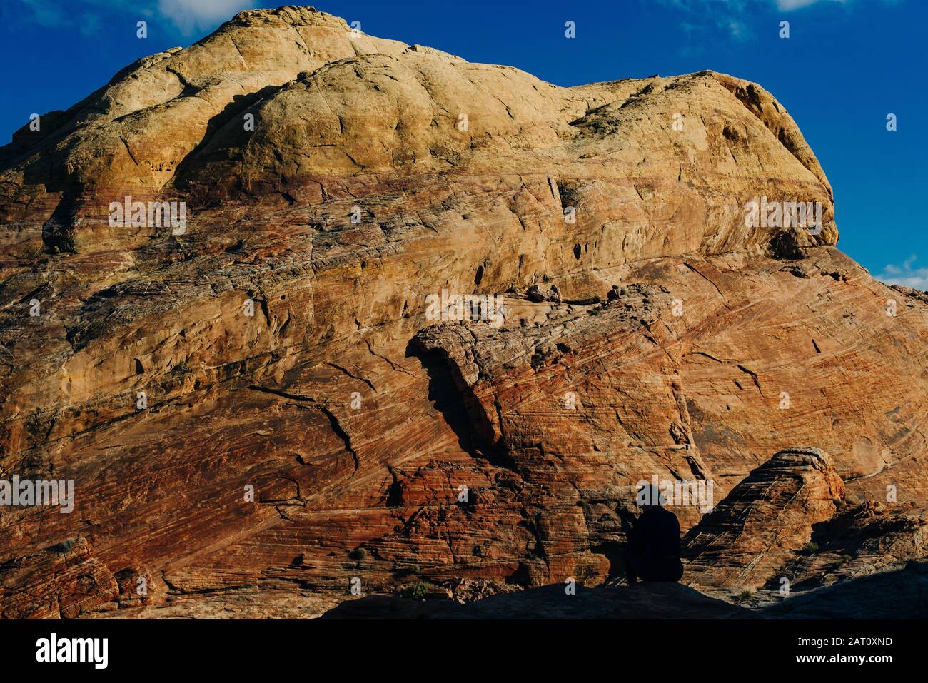 Vue Panoramique Sur Le Dôme De Silice De Fire Canyon Dans La Vallée Du Parc National De Fire, Nevada États-Unis Banque D'Images