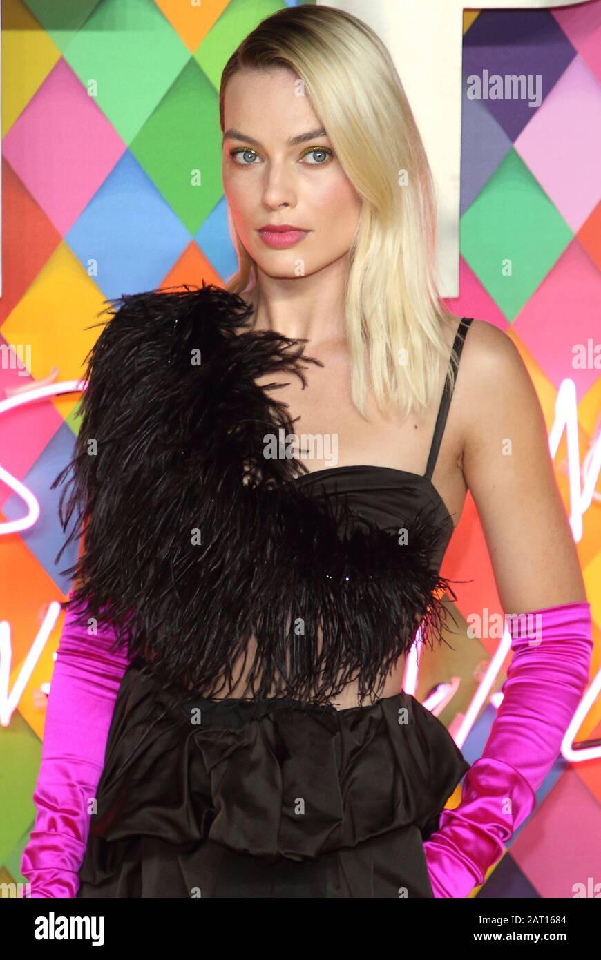 Londres, Royaume-Uni. 29 janvier 2020. Margot Robbie à la première mondiale de 'Birds of Prey: Et la Fantabulé Emancipation d'Un Harley Quinn' tenu à l'Odéon BFI IMAX Waterloo Credit: Sopa Images Limited/Alay Live News Banque D'Images