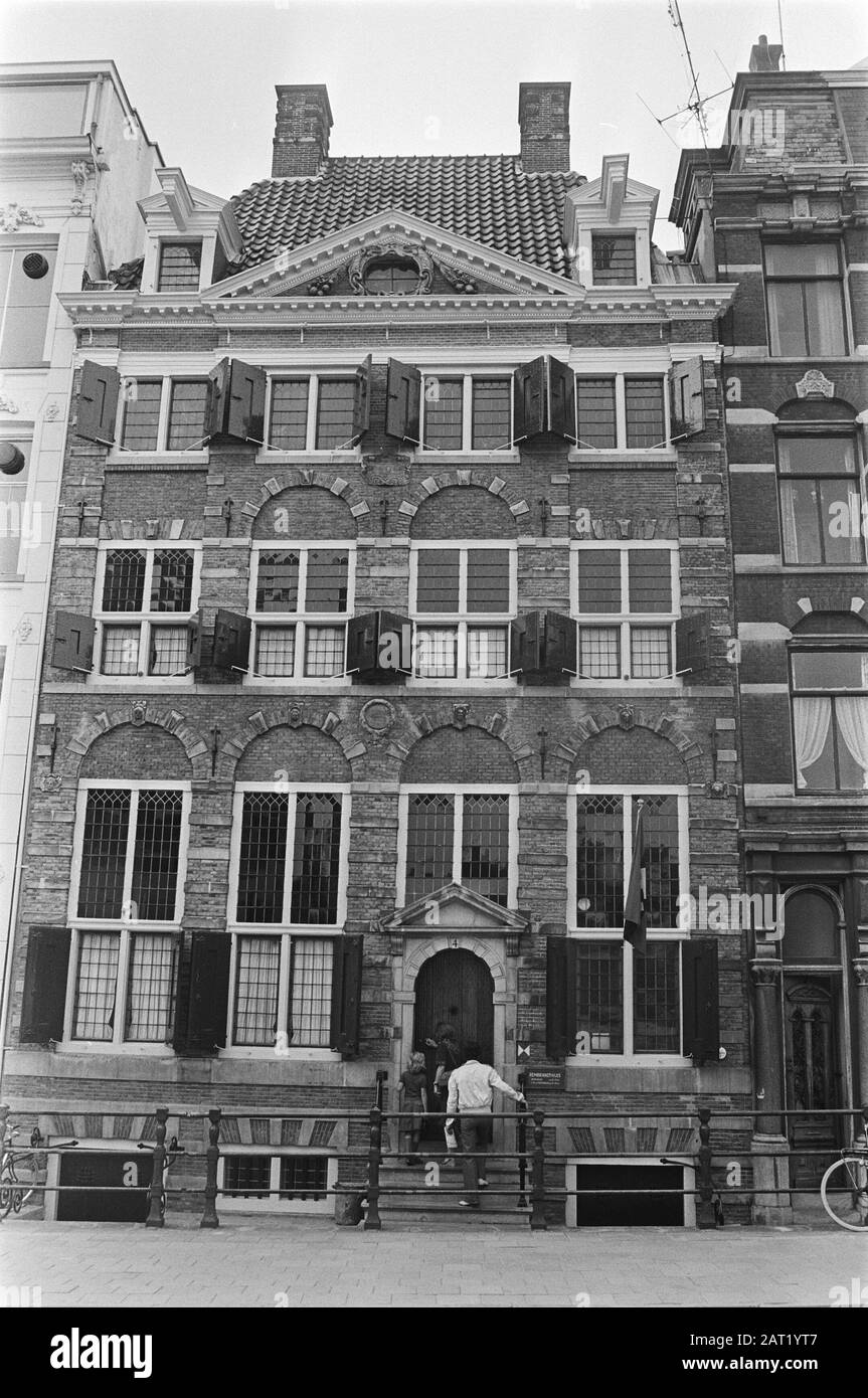 Extérieur Rembrandthuis, affectation Éditeur Sythoff Date de la presse: 6 août 1976 mots clés: Extérieur, bâtiments Nom de l'institution: Rembrandthuis Banque D'Images