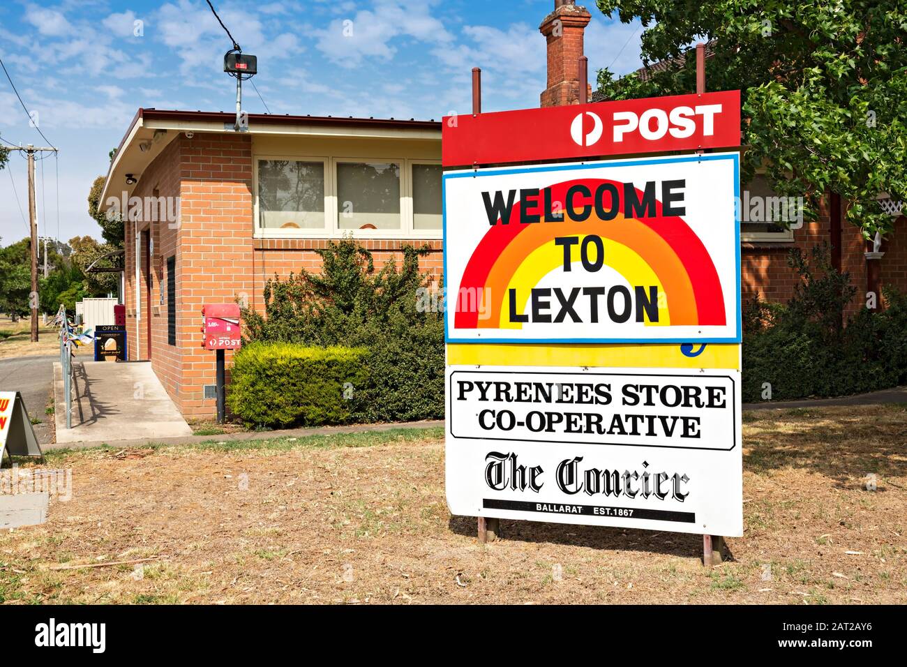 Lexton Australie / Australie Bureau De Poste Et Magasin Général À Lexton Victoria Australie. Lexton est une petite ville située à environ 160 kilomètres au nord-ouest Banque D'Images
