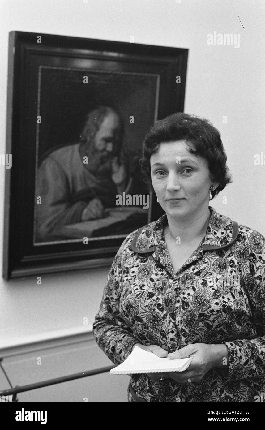Frans Hals de Russie avec Mme I.W. Linnik (conserva) Date : 12 juillet 1962 lieu : Russie Nom personnel : HALS FRANÇAIS Banque D'Images
