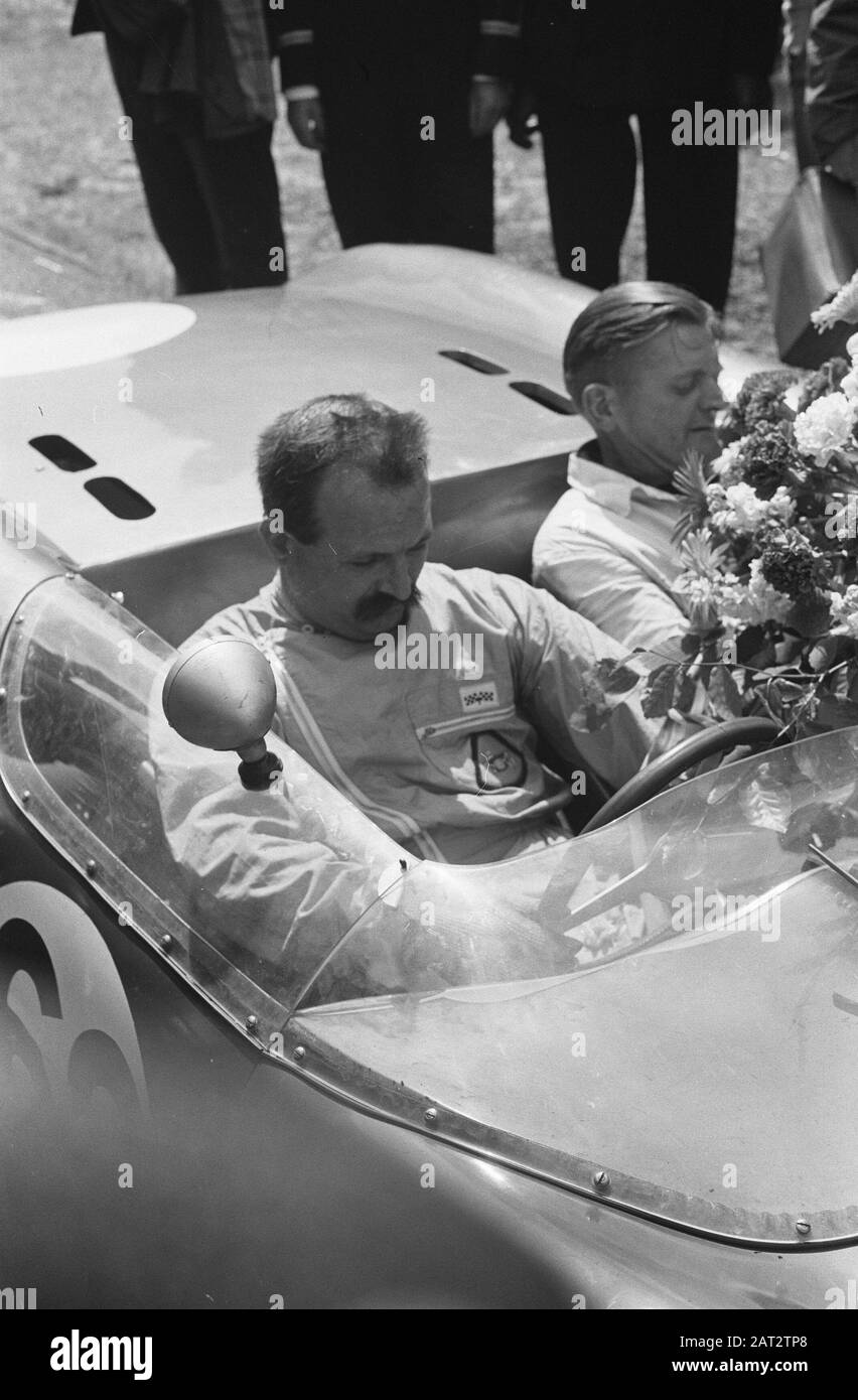 Grand Prix À Zandvoort. Jim Clark Date : 23 Juin 1963 Lieu : Noord-Holland, Zandvoort Nom Personnel : Jim Clark Banque D'Images