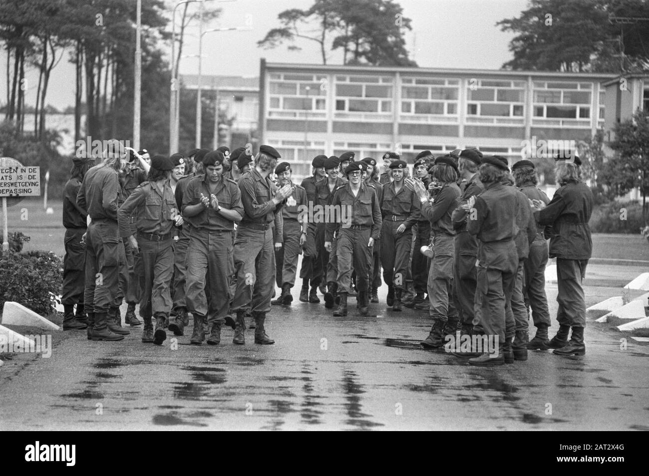 Greetweigerdag dpl-militairen Date : 1 août 1972 mots clés : actions, militaires Banque D'Images