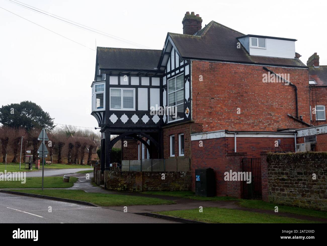 Woodford Halse Social Club, Woodford Halse, Northamptonshire, Angleterre, Royaume-Uni Banque D'Images