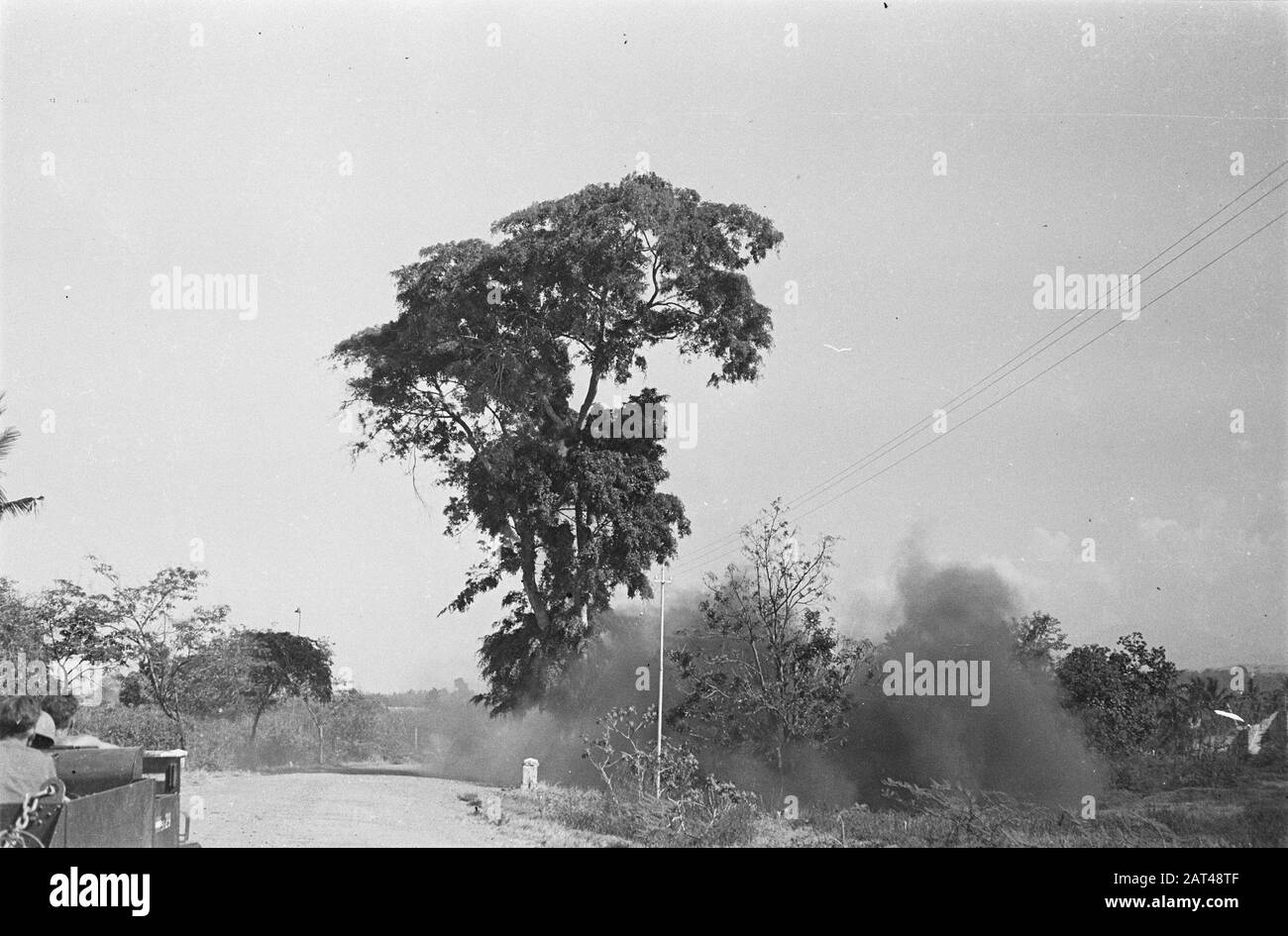 Territoire Occupé Bandoeng [Shrapnel] Date : 1946 Lieu : Indonésie, Antilles Orientales Néerlandaises Banque D'Images