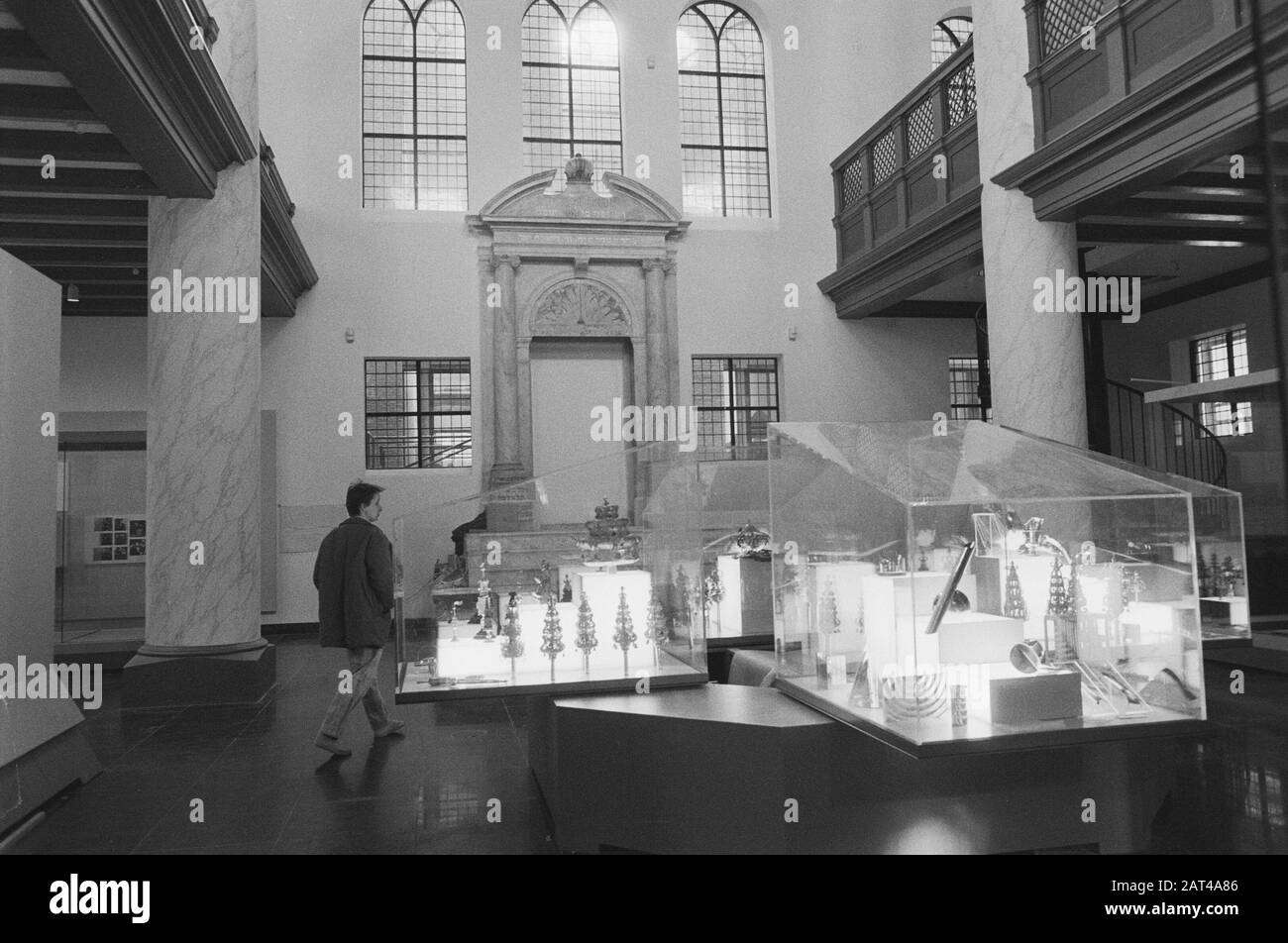 Musée Historique Juif Intérieur D'Amsterdam, Qui Ouvre Le 3 Mai Date : Le 24 Février 1987 Lieu : Amsterdam, Noord-Holland Mots Clés : Musées Banque D'Images