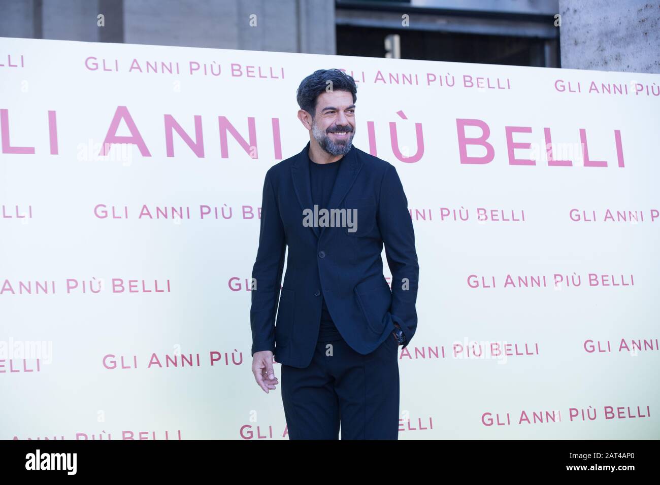 Roma, Italie. 30 janvier 2020. Pierfrancesco Favino Photocall Du Film Italien "Les Plus Belles Années" Au Cinéma Espace Moderno À Rome (Photo De Matteo Nardone/Pacific Press) Crédit: Agence De Presse Du Pacifique/Alay Live News Banque D'Images