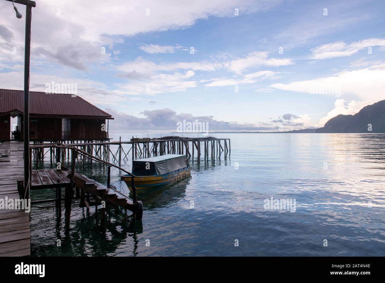 Vue magnifique sur l'Indonésie, les îles de Maluka Banque D'Images