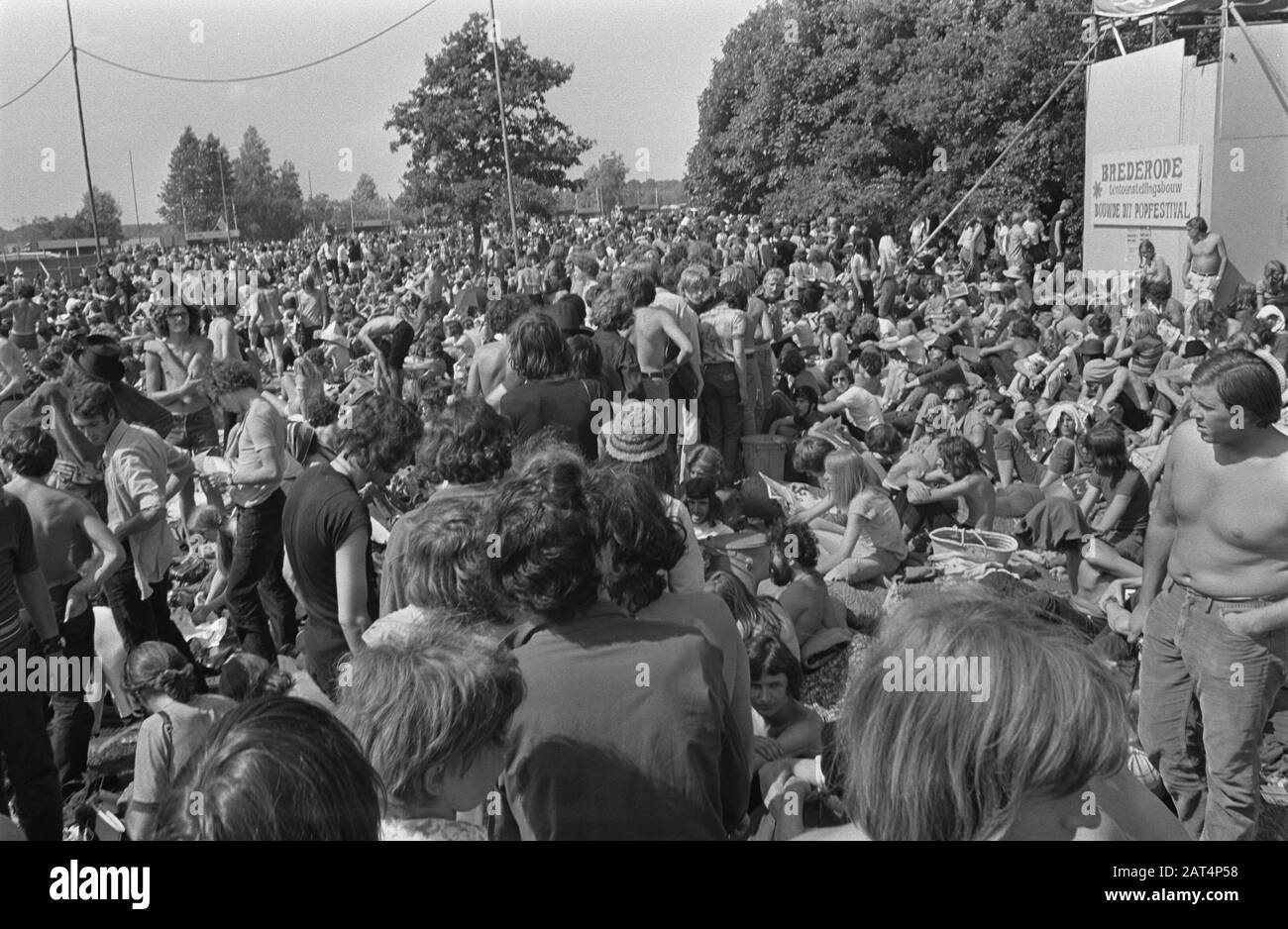Holland pop festival in kralingse bos Banque de photographies et d