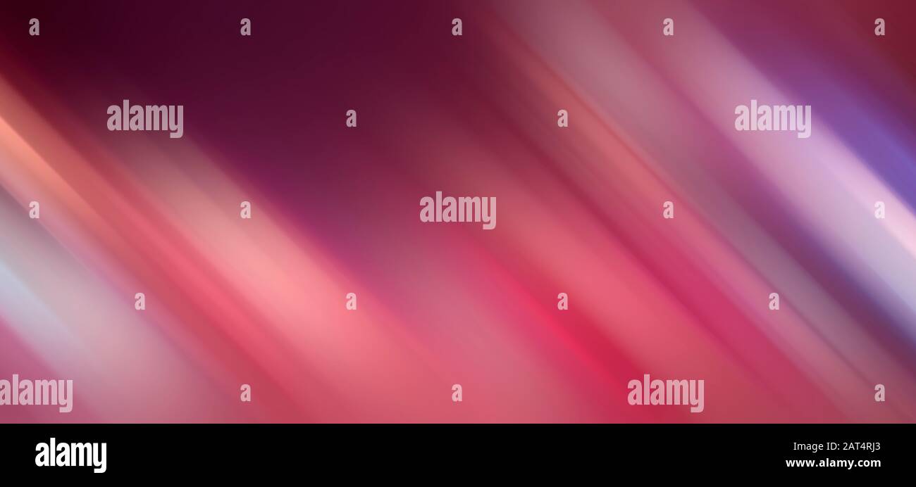 Fond de nuit flou abstrait. Rose et rayures multicolores clair bokeh Banque D'Images