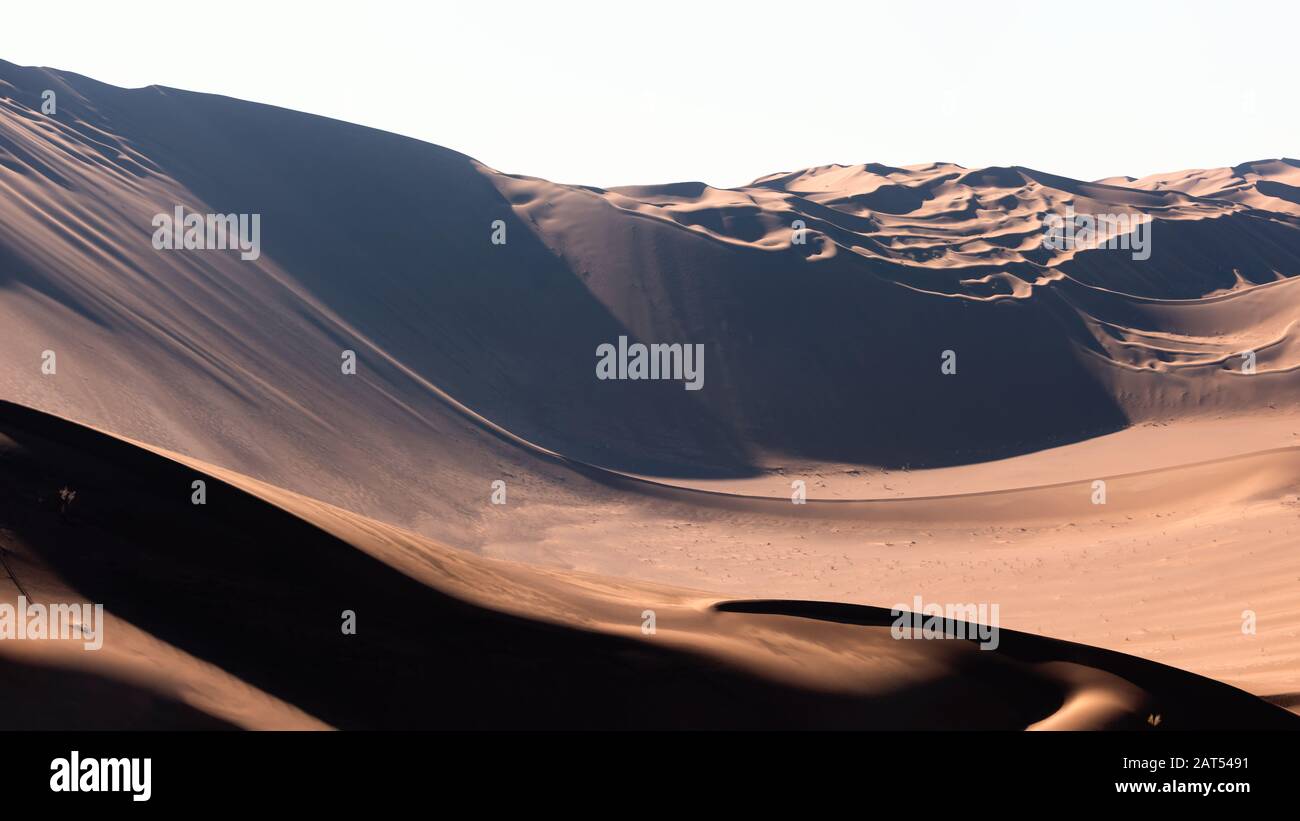 une des plus grandes dunes de sable sur terre dans le désert lut Banque D'Images