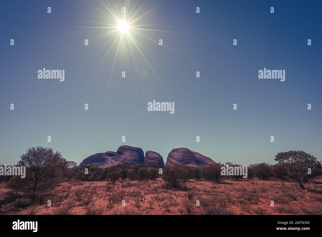 Parc National D'Uluru-Kata Tjuta, Australie Banque D'Images