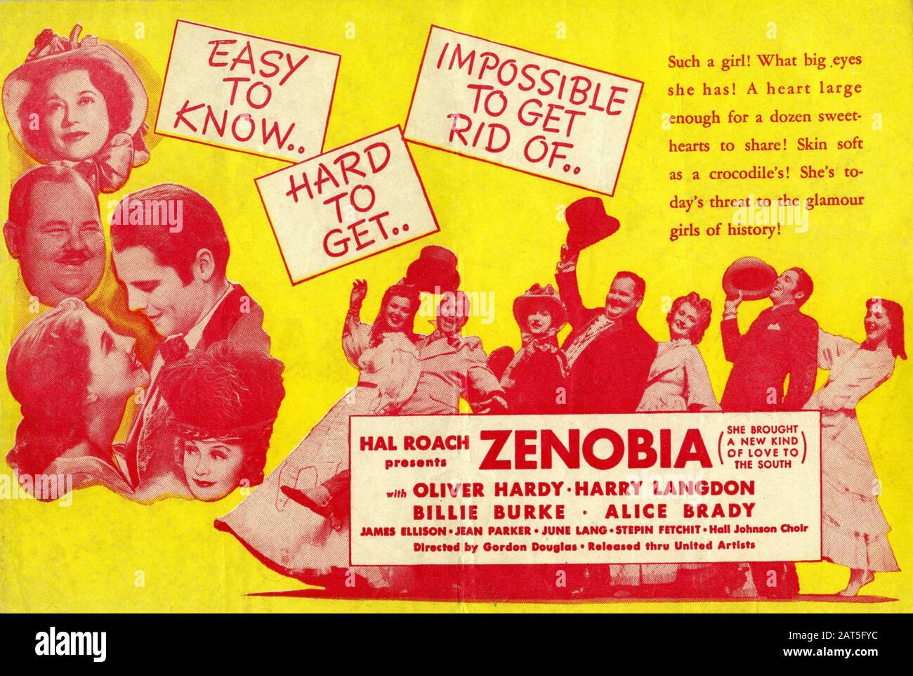 Oliver HARDY HARRY LANGDON BILLIE BURKE ALICE BRADY JEAN PARKER et JAMES ELLISON à ZENOBIA aka ÉLÉPHANTS N'OUBLIENT JAMAIS le directeur de 1939 GORDON DOUGLAS Hal Roach Studios / United Artists Banque D'Images