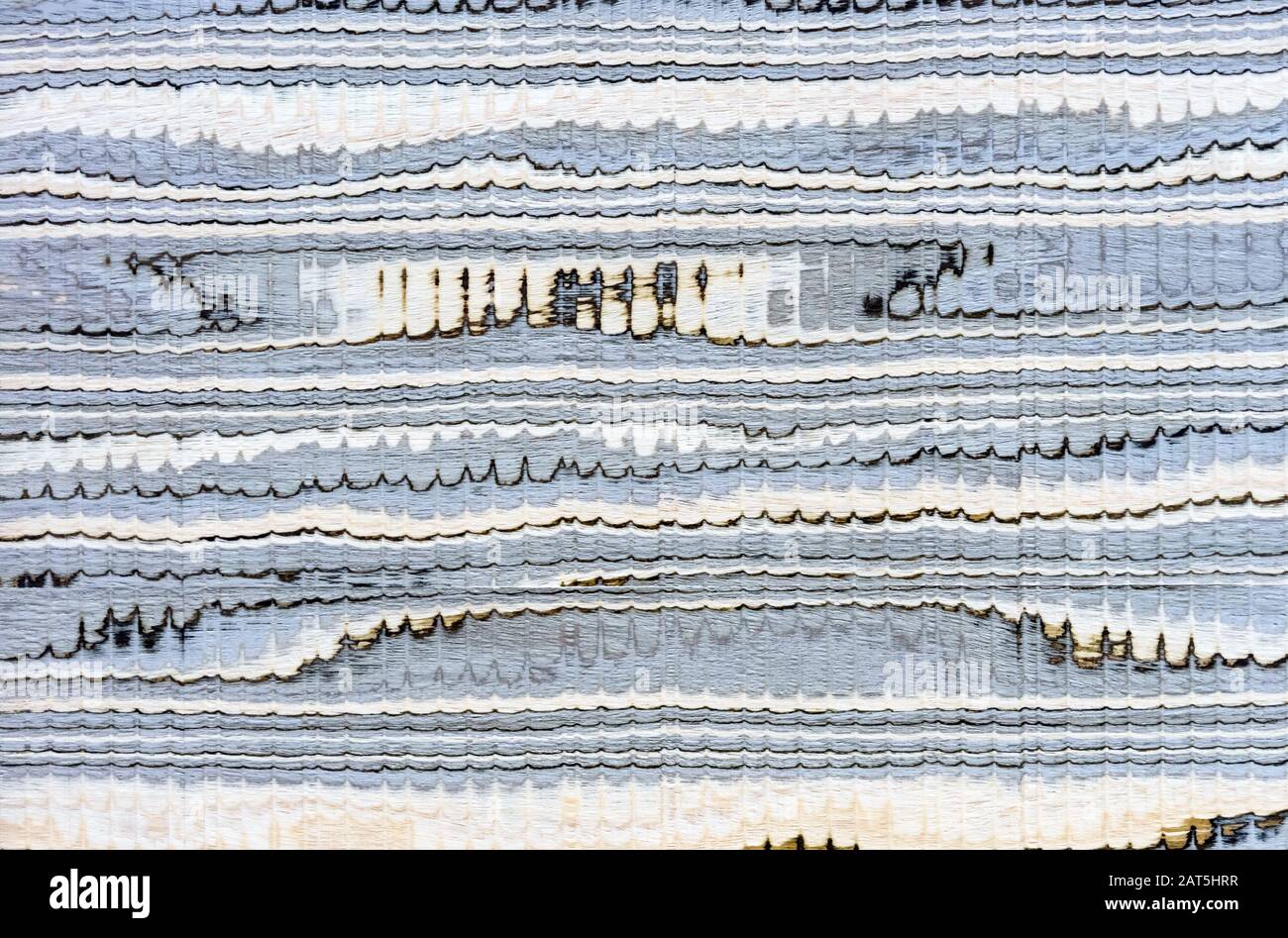 Texture bois ondulé grise. Arrière-plan en bois pour la conception et la décoration. Banque D'Images
