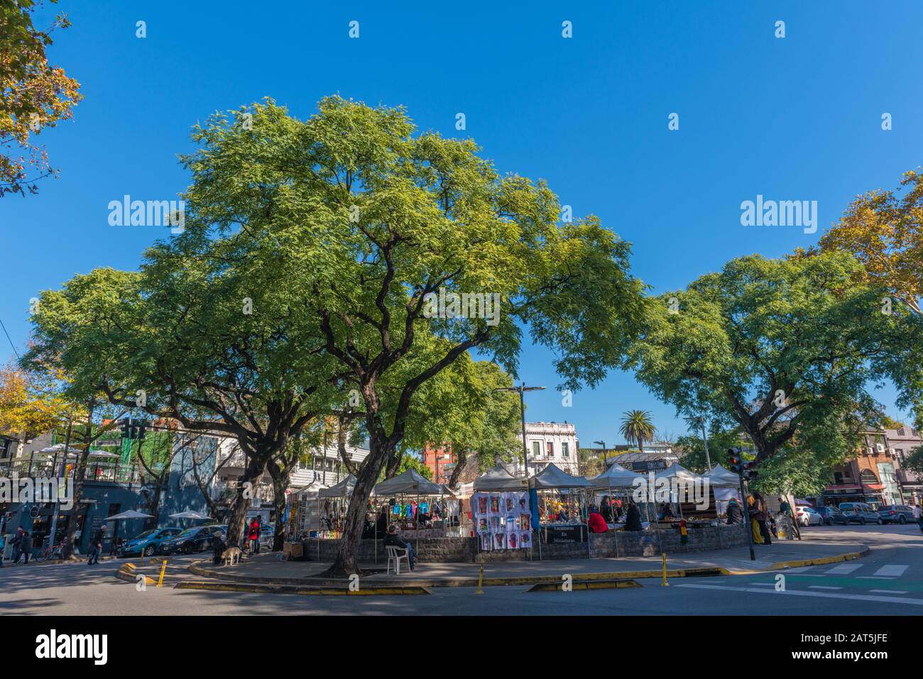 Quartier de la ville Palerme, capitale de l’État Buenos Aires, Argentine, Amérique latine Banque D'Images