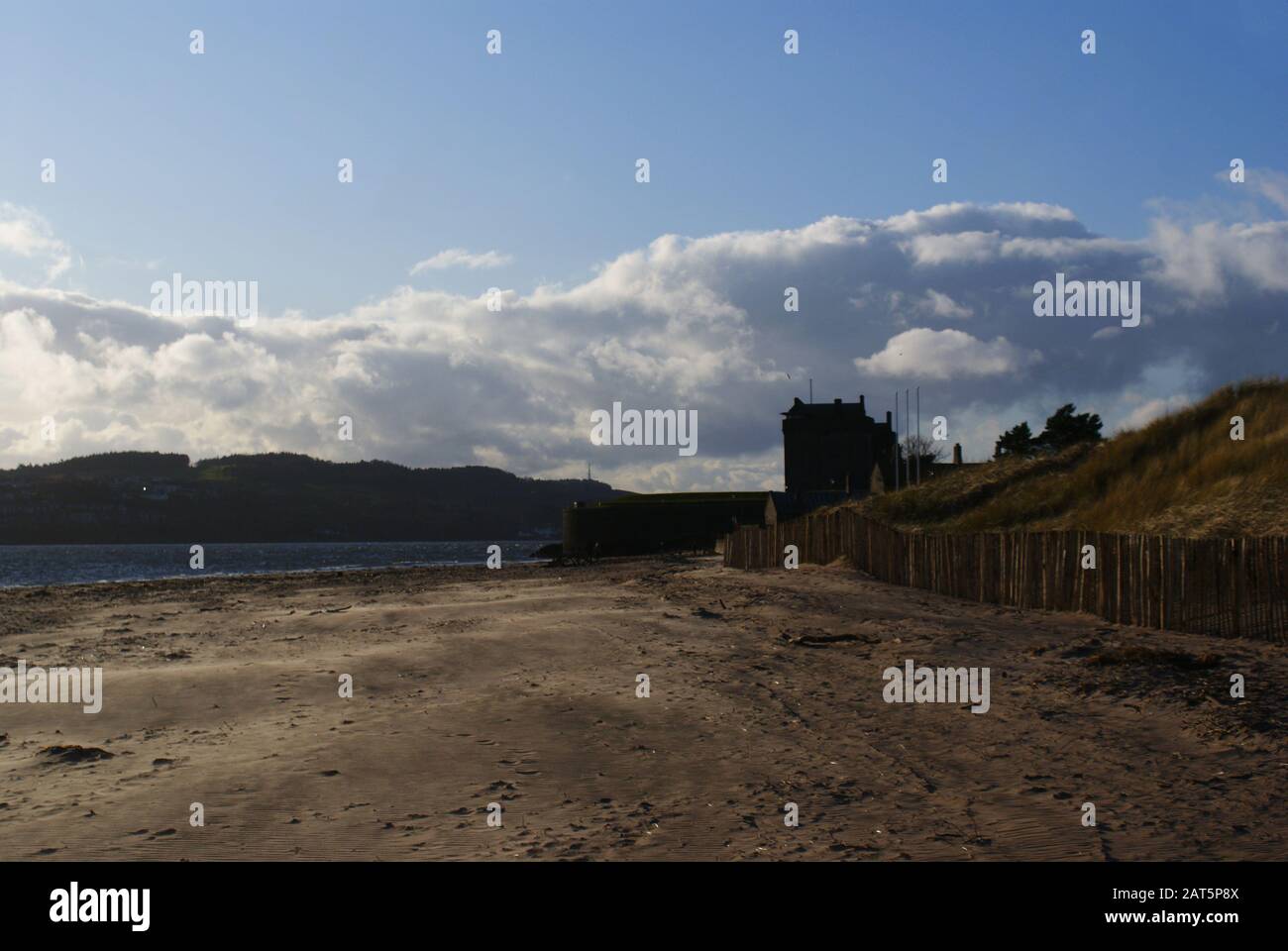 Broughty Castle, Broughty Ferry Dundee, Janvier 2020 Banque D'Images