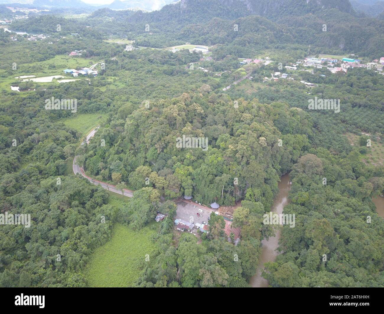 Kuching, Sarawak / Malaisie - 27 octobre 2019: La ville de Bau, monuments, bâtiments et environs Banque D'Images