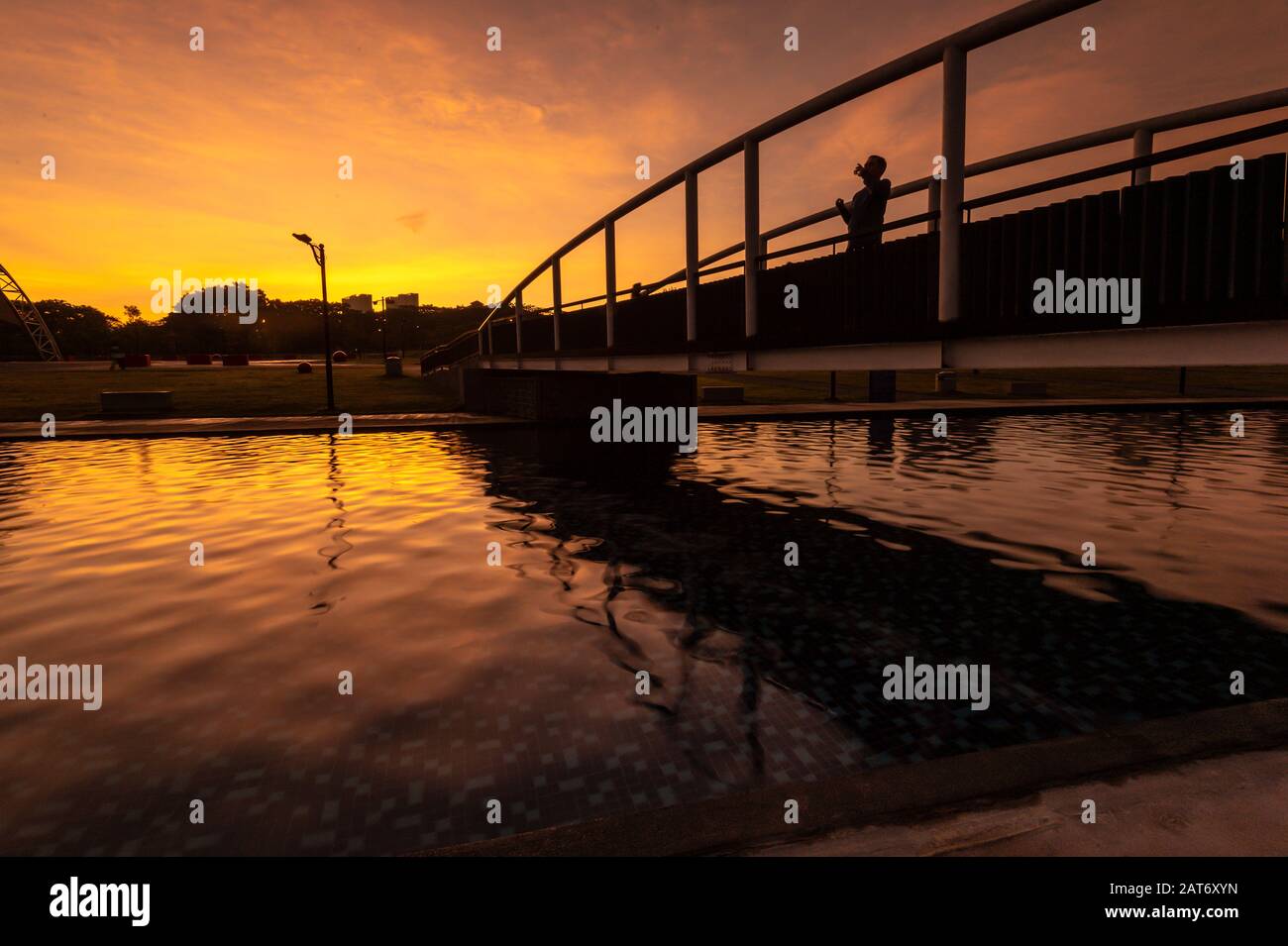 Jardin Communautaire Pudu Ulu À Cheras Kuala Lumpur Banque D'Images