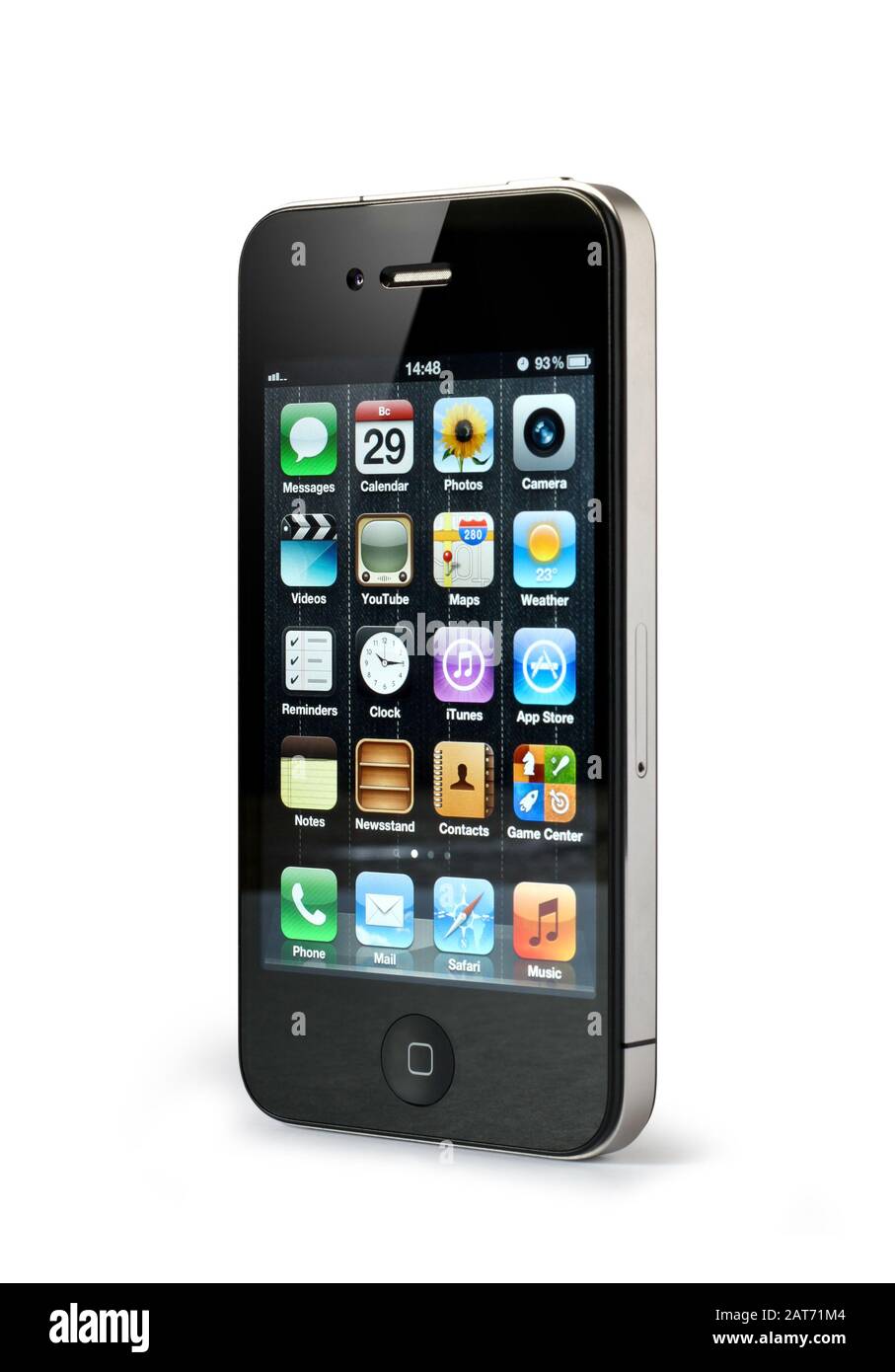 Téléphone portable Apple iphone 4 Banque D'Images