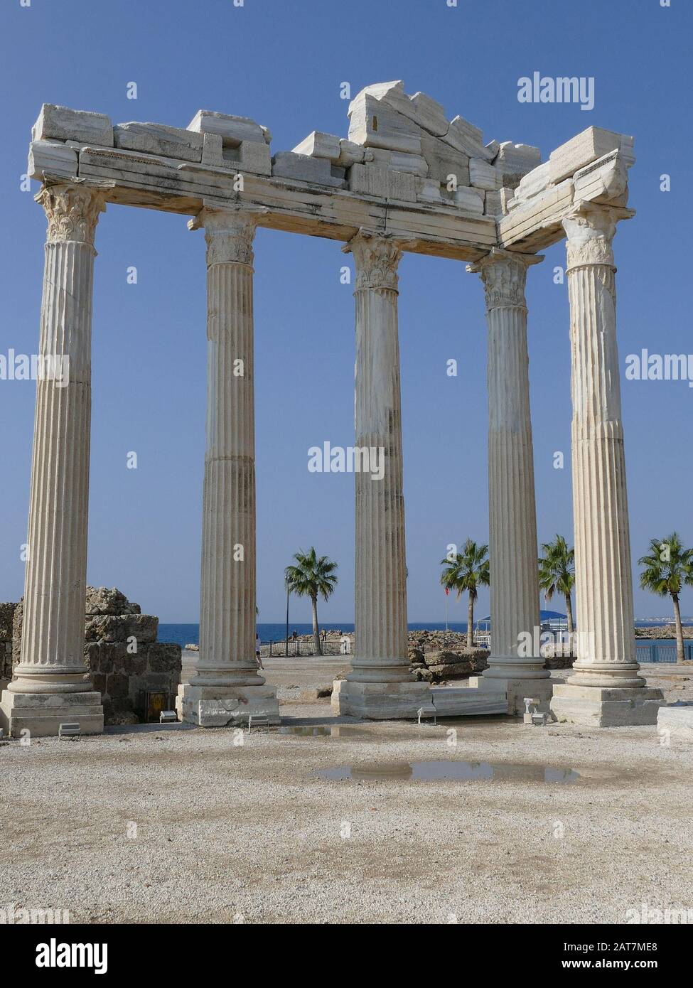 Temple D'Apollo Côté Turquie Banque D'Images