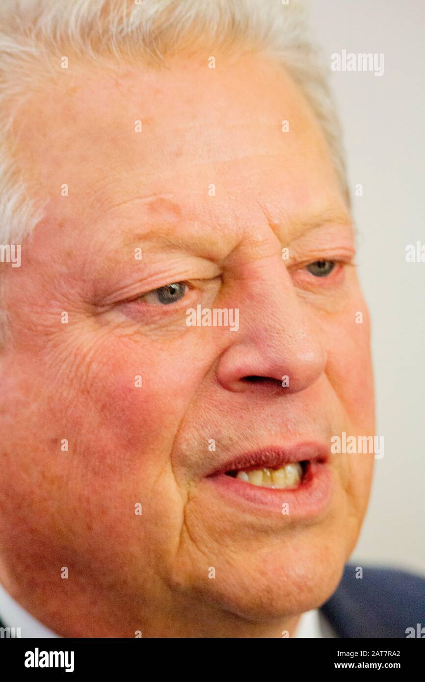 Politicien américain, écologiste et ancien vice-président aux États-Unis Al Gore lors du Forum économique mondial de Davos. Banque D'Images