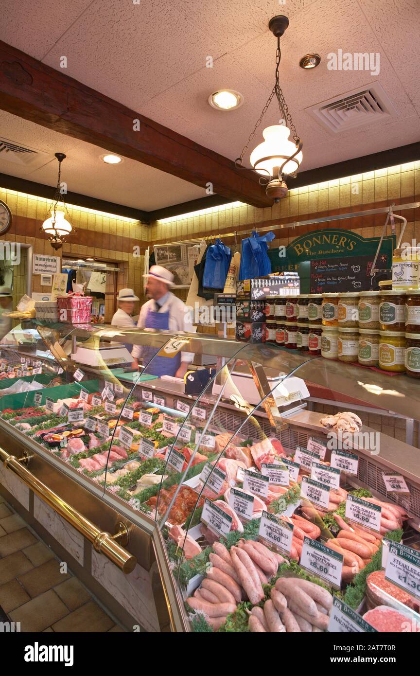 Bonners Buchers D'Ilminster, Somerset, Angleterre Banque D'Images