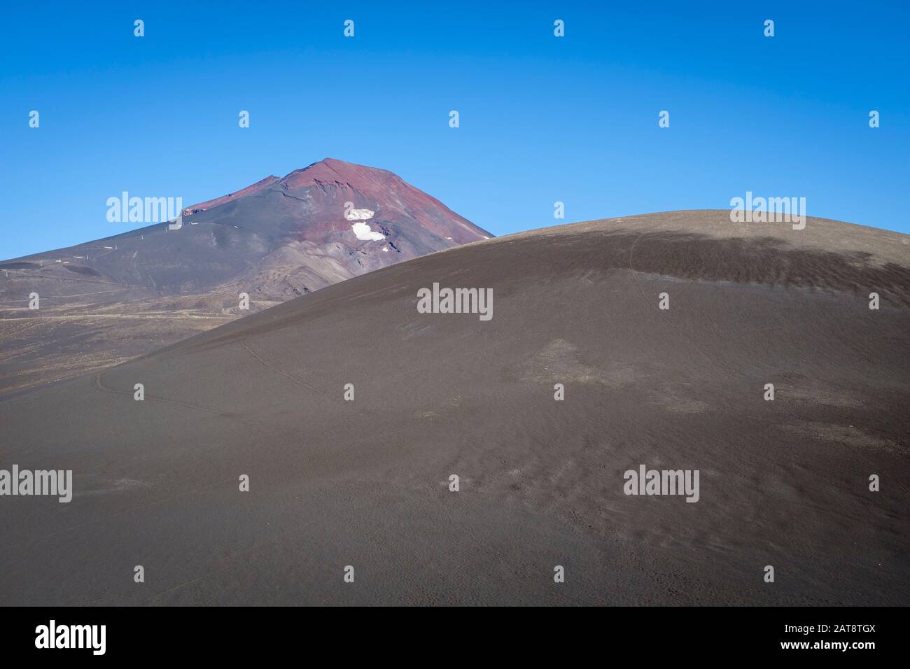 Volcan Lonquimay. Réserve Nationale De Malalcahuello-Nalcas. Région d'Araucania. Chili. Banque D'Images