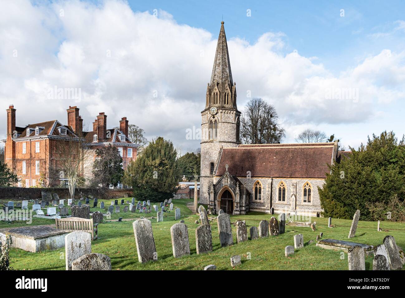 Welford Park, Berkshire, Royaume-Uni. Banque D'Images