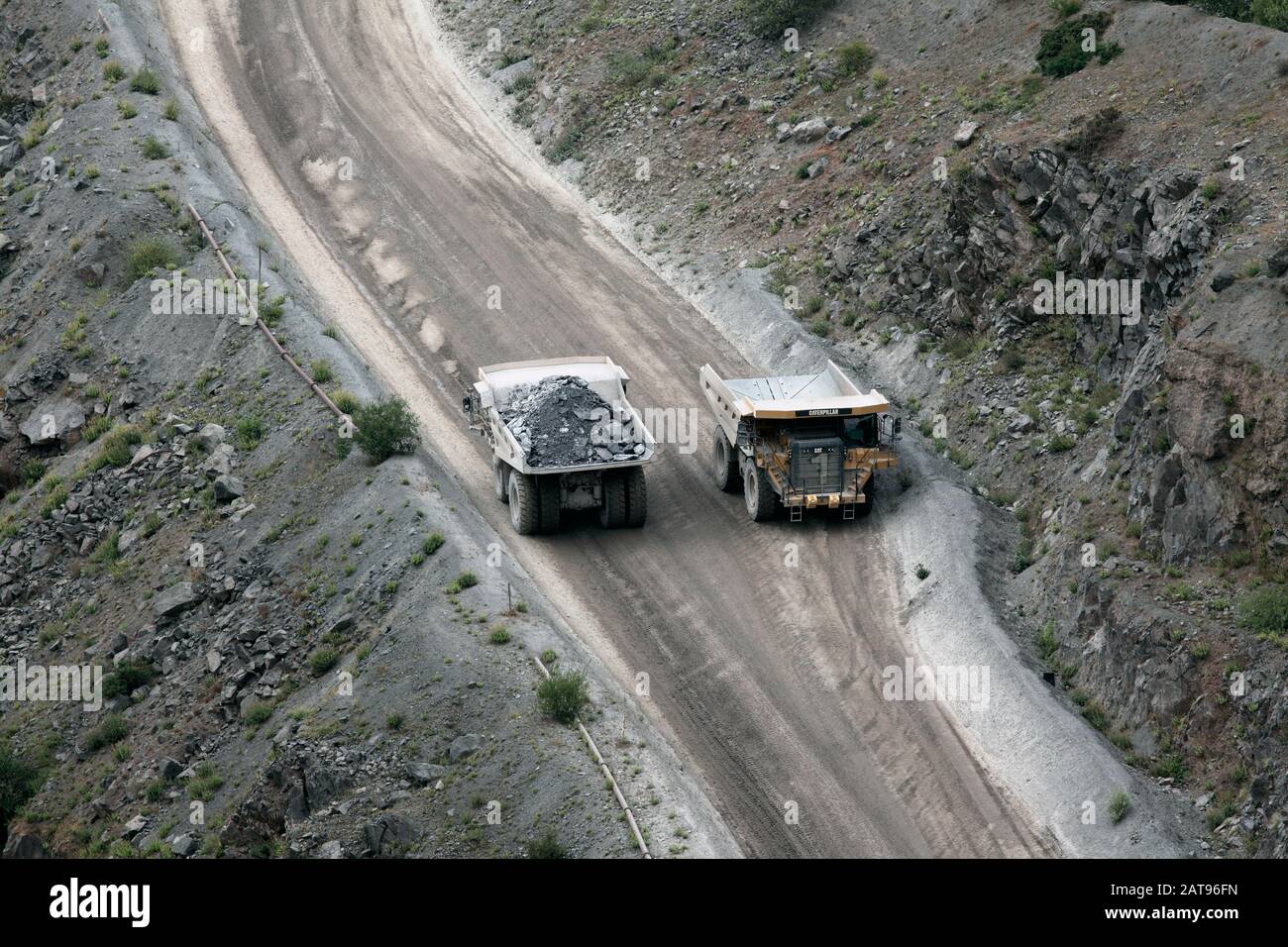 Caterpillar dumper truck Banque de photographies et d’images à haute