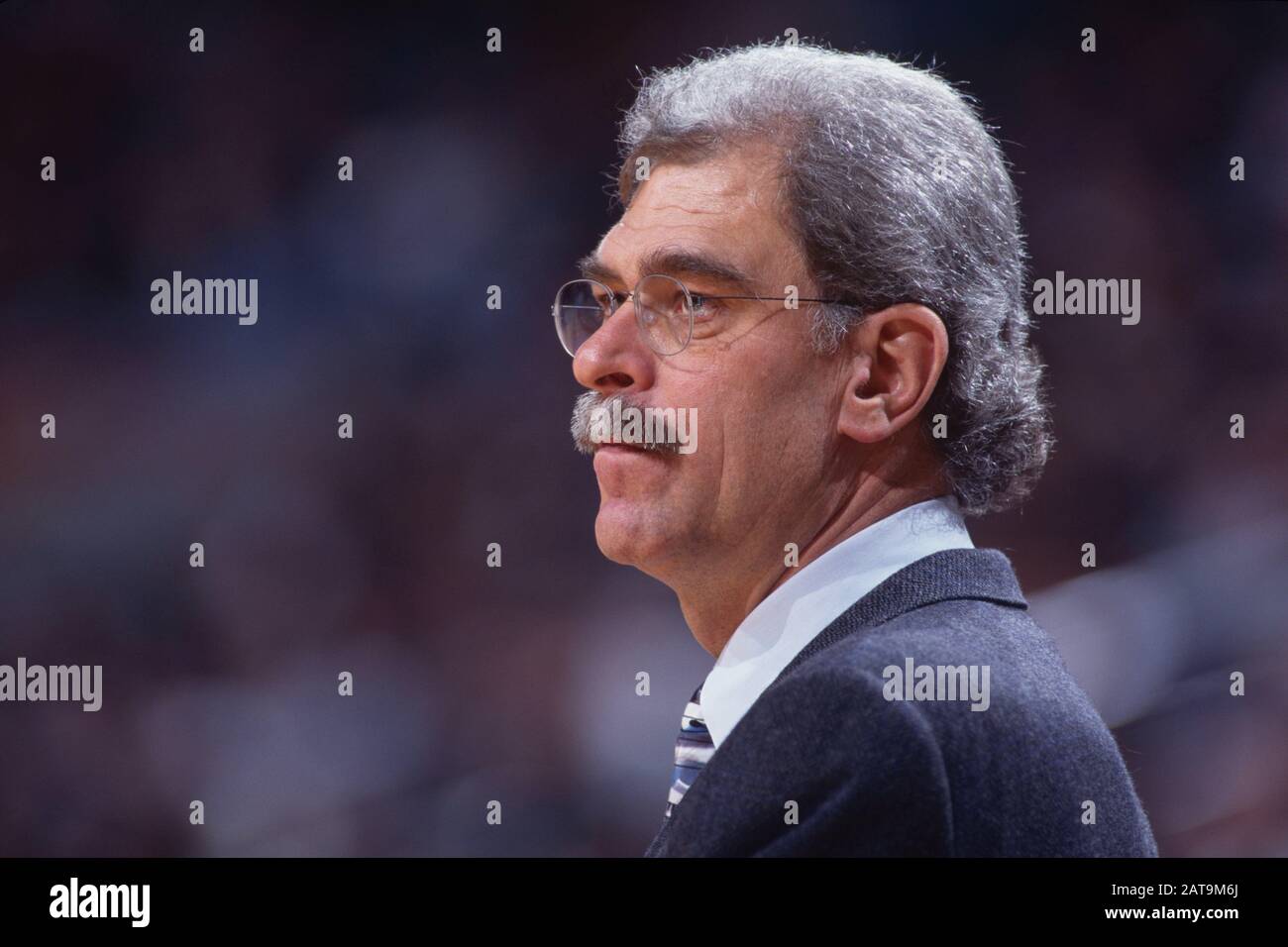 Phil Jackson des Chicago Bulls 12/10/96 Banque D'Images