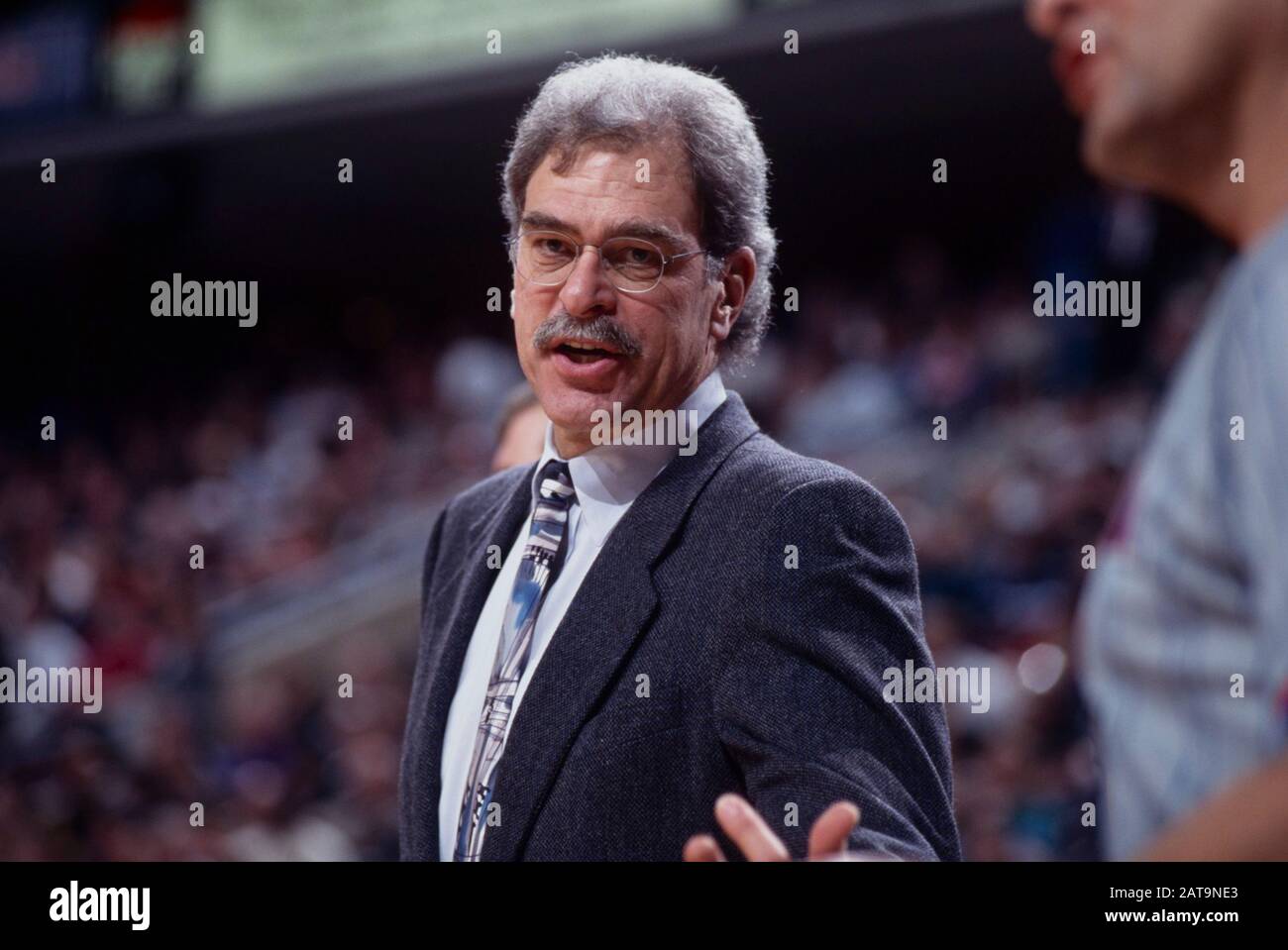 Phil Jackson des Chicago Bulls 12/10/96 Banque D'Images