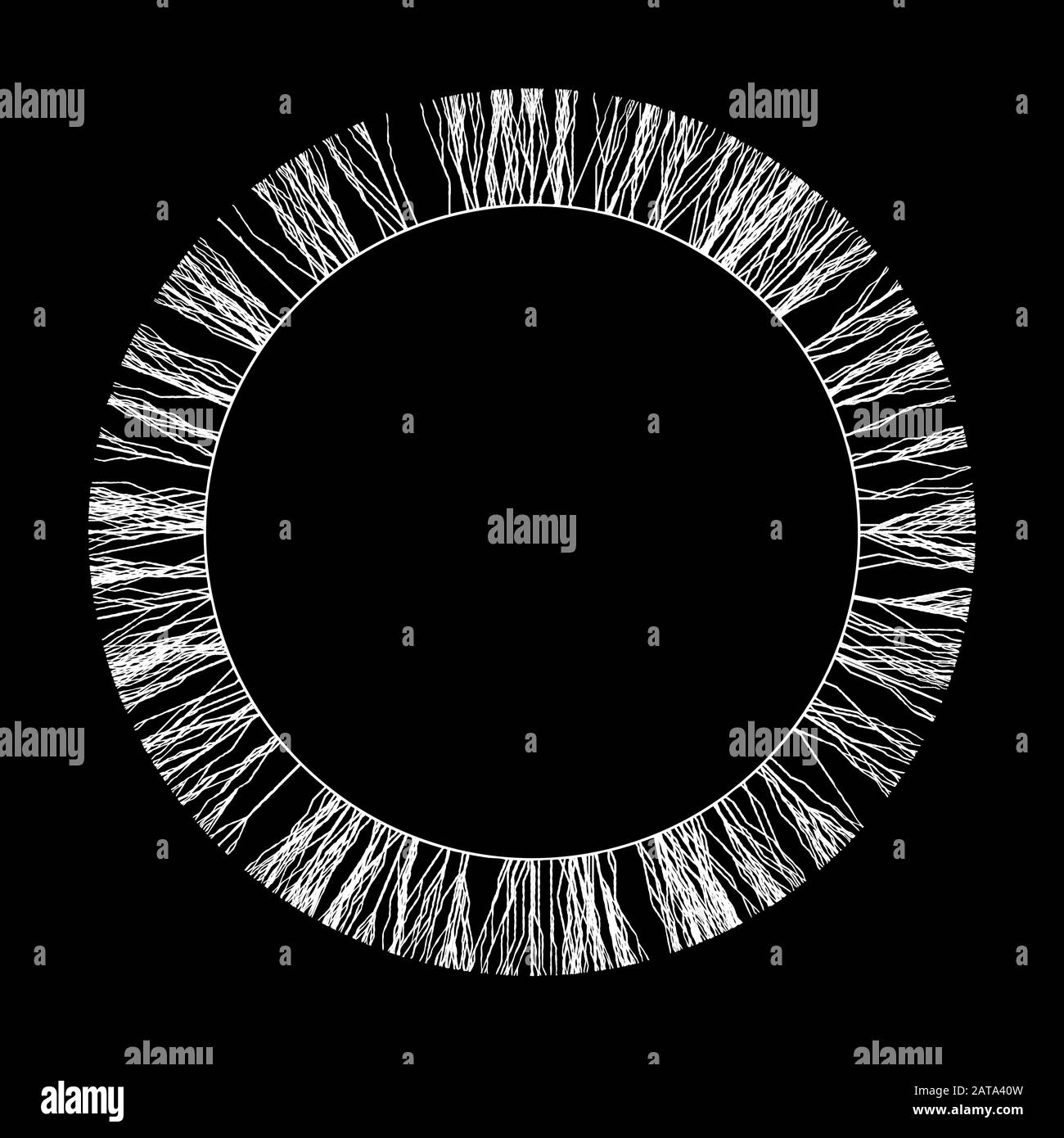 Boule plasmoïde ronde Lightning Corona - Elément graphique vectoriel Illustration de Vecteur
