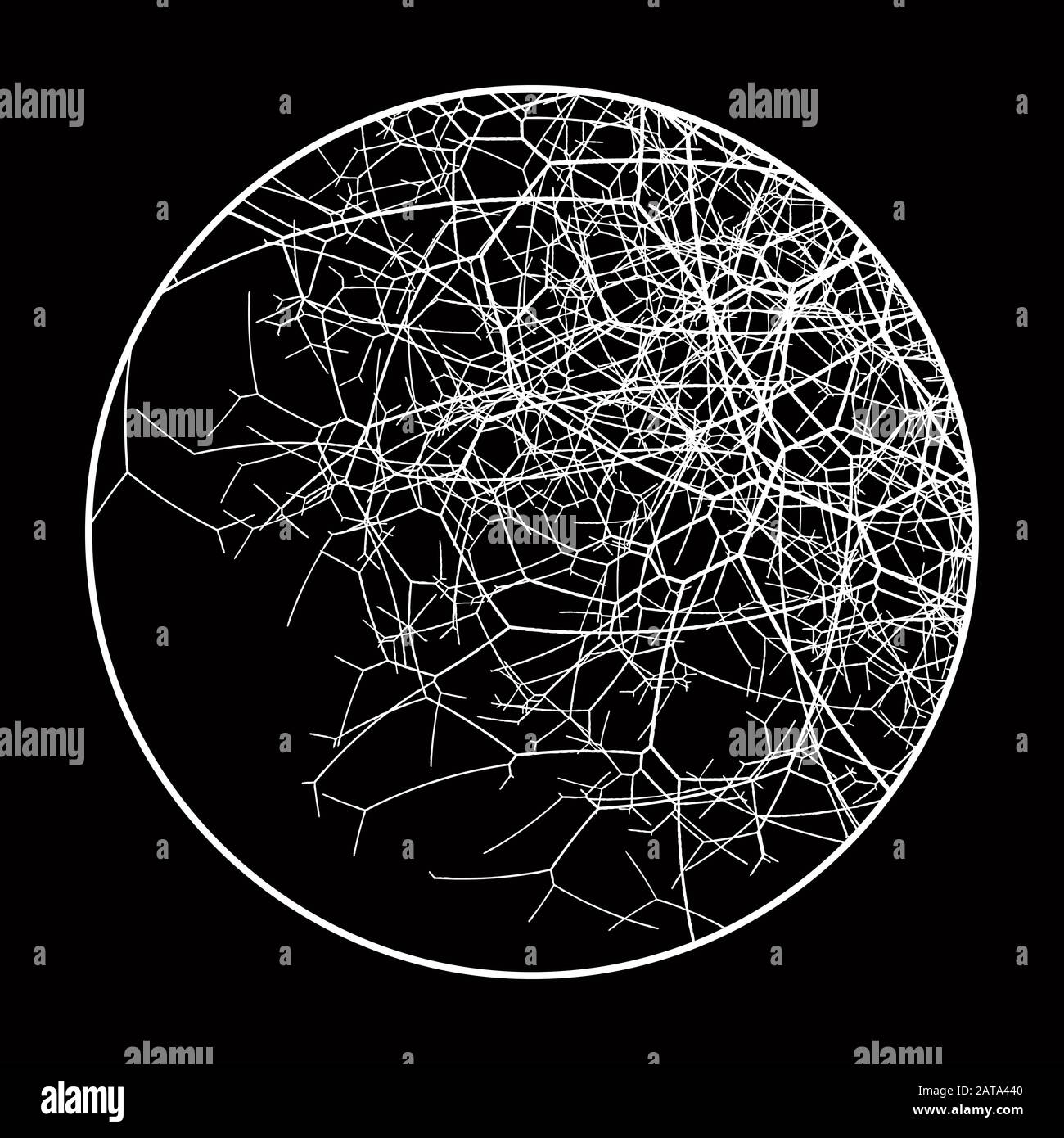 Elément branchy à manche vectoriel Illustration de Vecteur