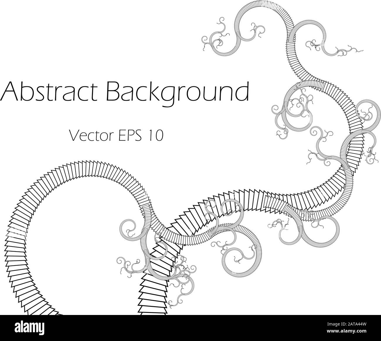 Résumé fond vectoriel avec plexus de tentacules de baleine Illustration de Vecteur