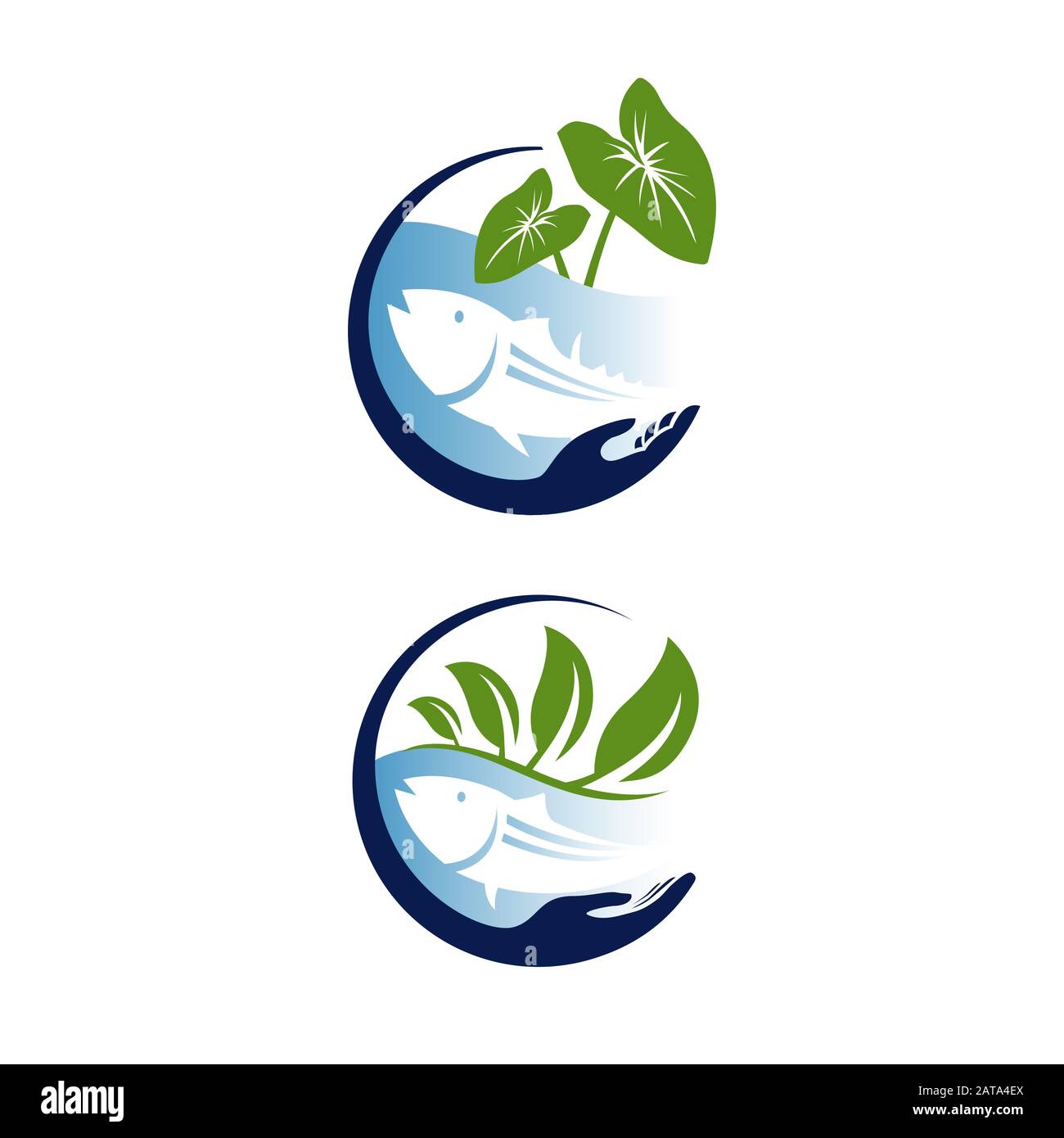 sauvegarder la nature de la terre logo de conservation de l'environnement illustration vectorielle de conception Illustration de Vecteur