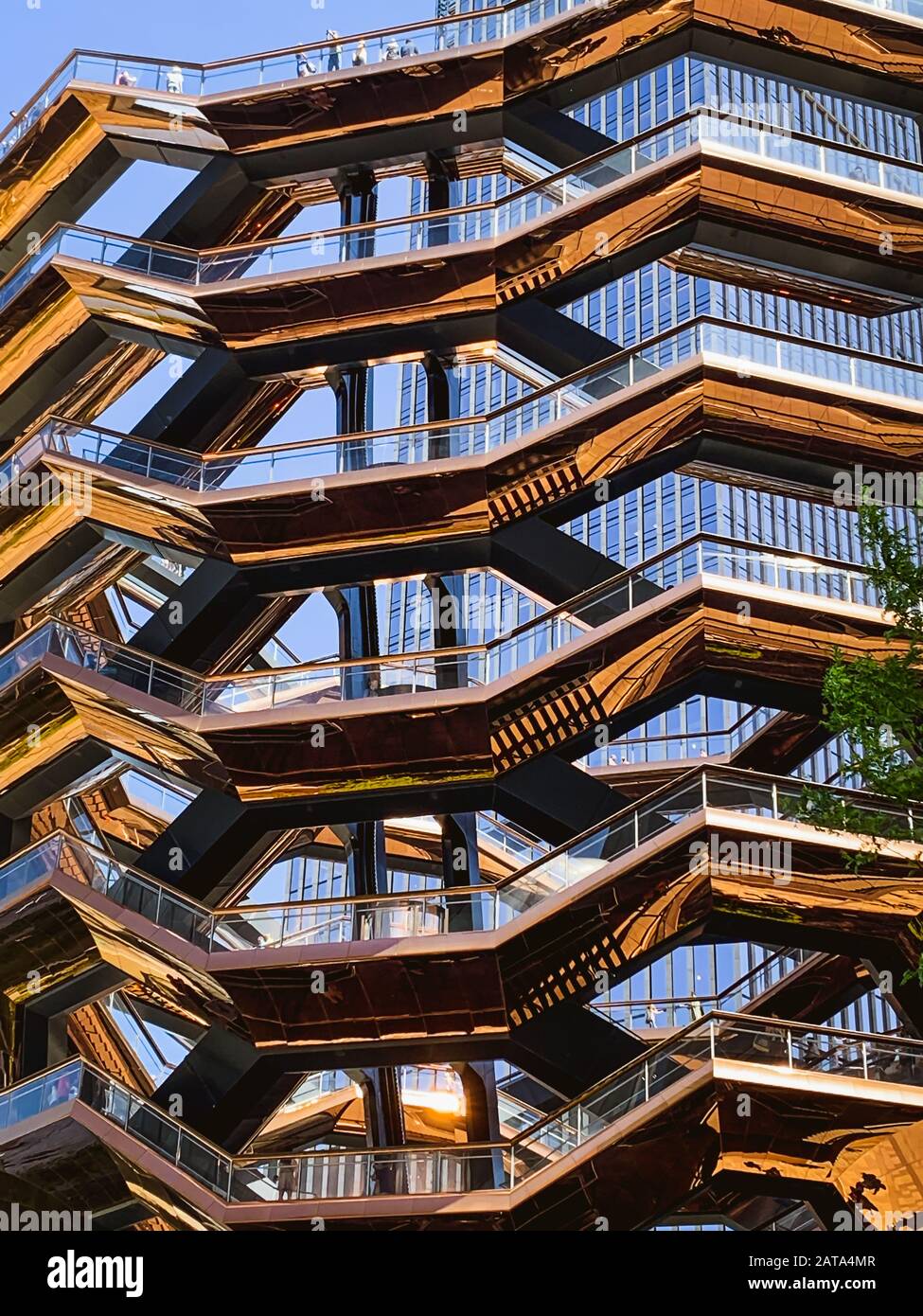 New York/USA - Mai 27, 2019 Bateau(TKA), monument, l'élément central de Hudson Yards, Manhattan, NYC Banque D'Images