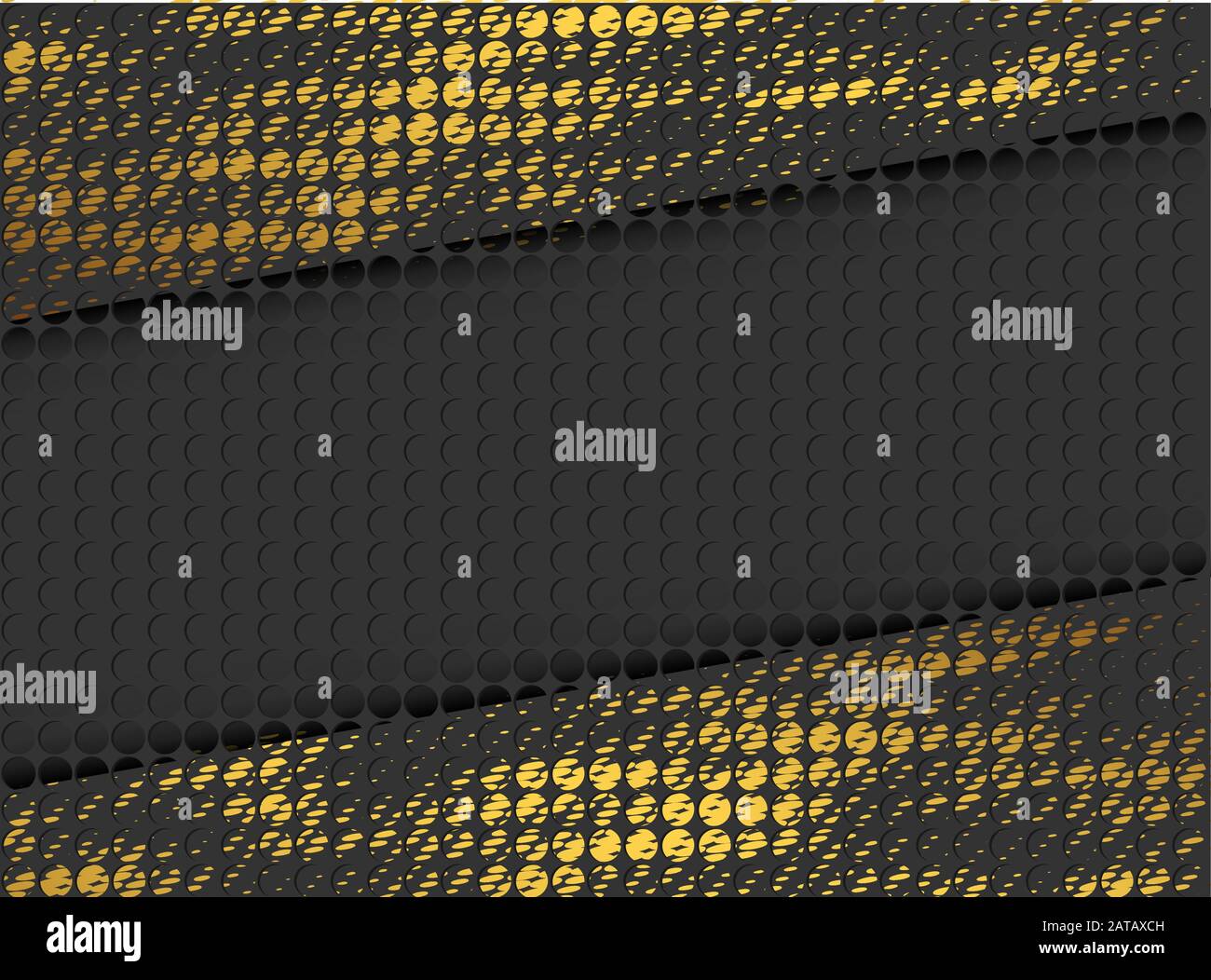 Arrière-plan vectoriel abstrait doré et noir brillant. Illustration de Vecteur