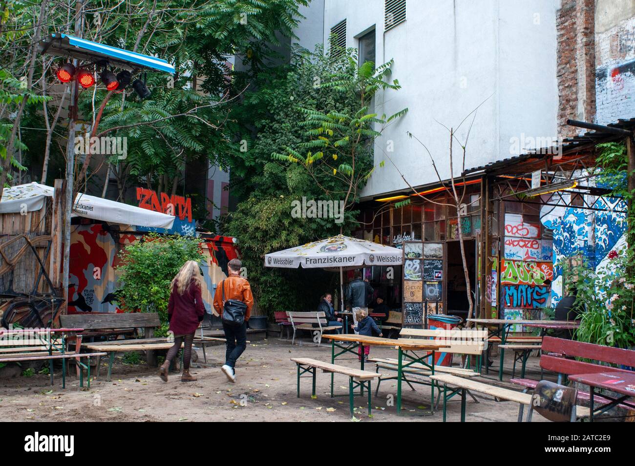 Bar-pub Zapata dans Oranienburger Strasse Berlin Allemagne Banque D'Images