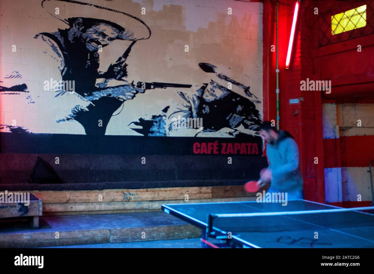 Bar-pub Zapata dans Oranienburger Strasse Berlin Allemagne Banque D'Images