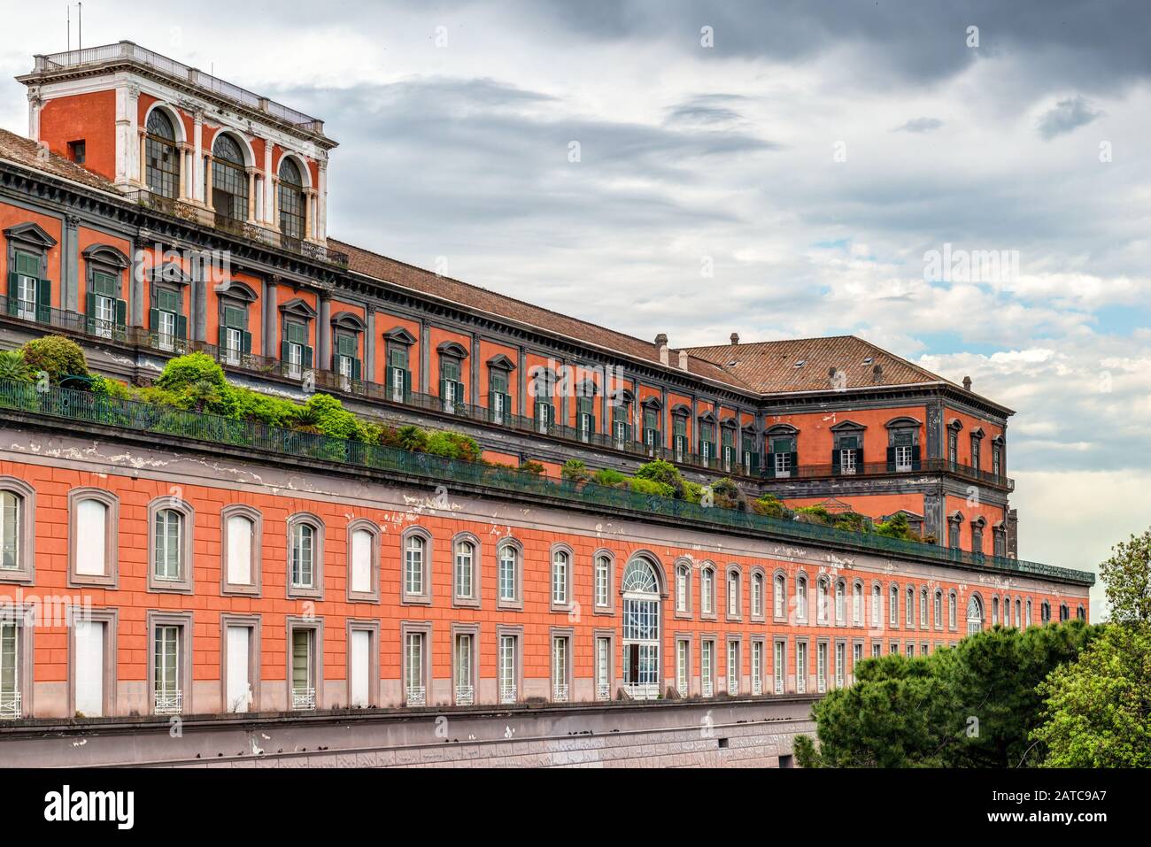 Le Palais Royal De Naples, Italie Banque D'Images