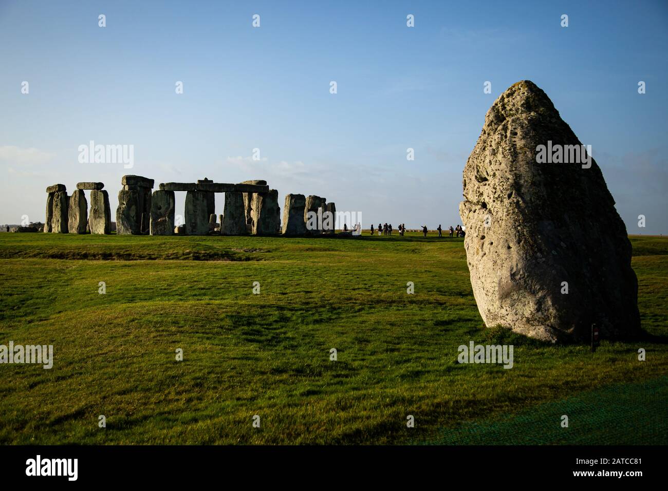 Stonehenge, Salisbury Plain, Wiltshire, Angleterre, Royaume-Uni Banque D'Images