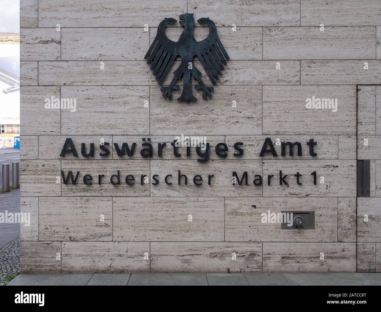 BERLIN, ALLEMAGNE - le 8 octobre 2017 : Le siège principal du ministère allemand des affaires étrangères à Berlin, Allemagne Banque D'Images