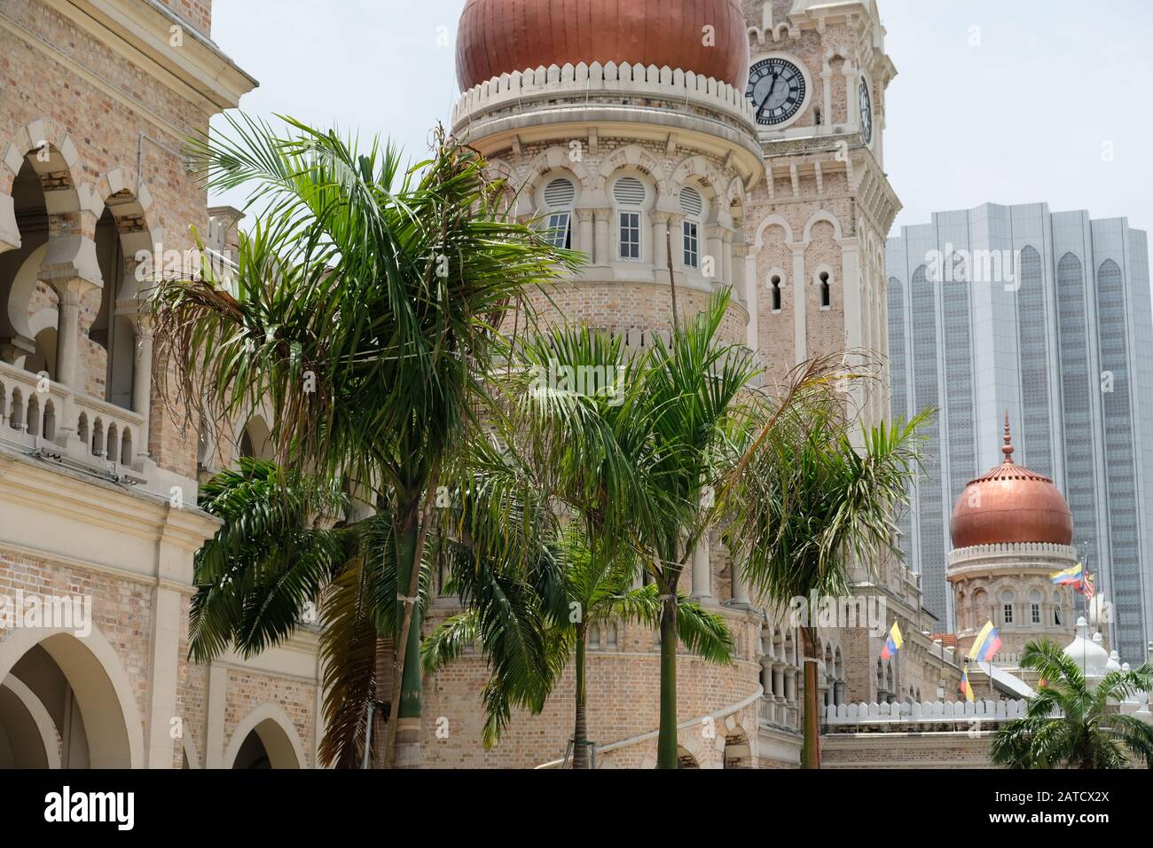 Kuala Lumpur Malaisie - Bâtiment Sultan Abdul Samad Le Long De La Place De L'Indépendance Banque D'Images