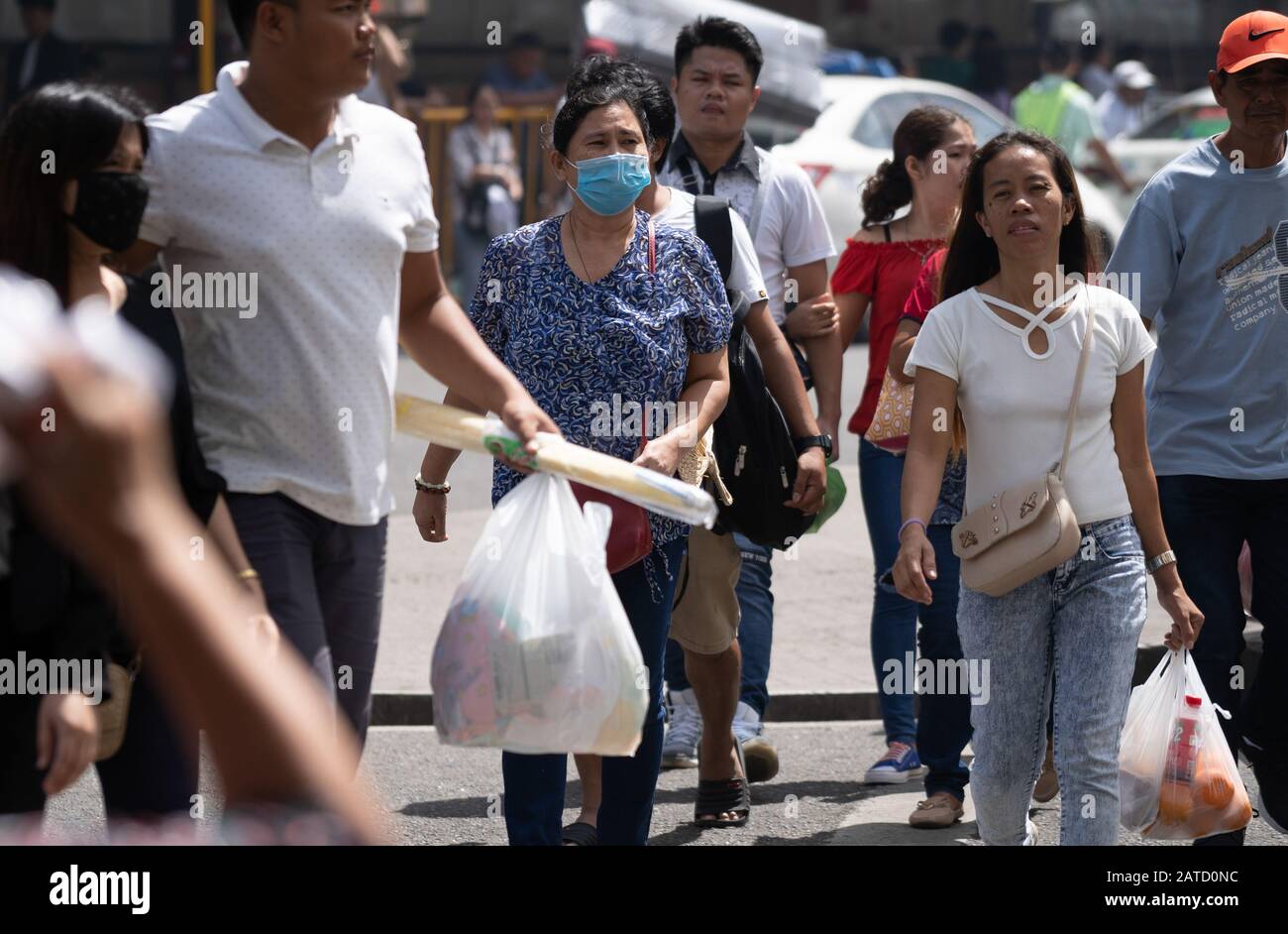 Cebu City, Philippines. 2 février 2020. Concept image.les Philippines enregistrent la première mort de Coronavirus en dehors de la Chine. La victime un homme de 44 ans résidant à Wuhan, en Chine, est décédé samedi dans un hôpital de Manille. Crédit: Imagegrose2/Alay Live News Banque D'Images