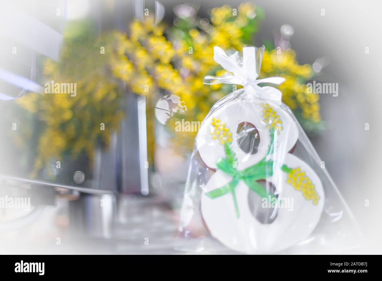 Décoration à la Journée internationale de la femme, le 8 mars Banque D'Images