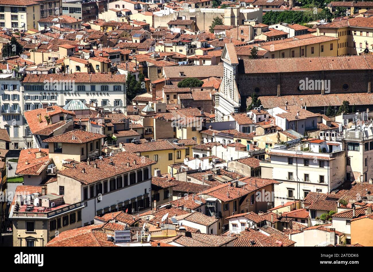 Toits Rouges Italie Ceramic florence italy Banque de photographies et d’images à haute ...