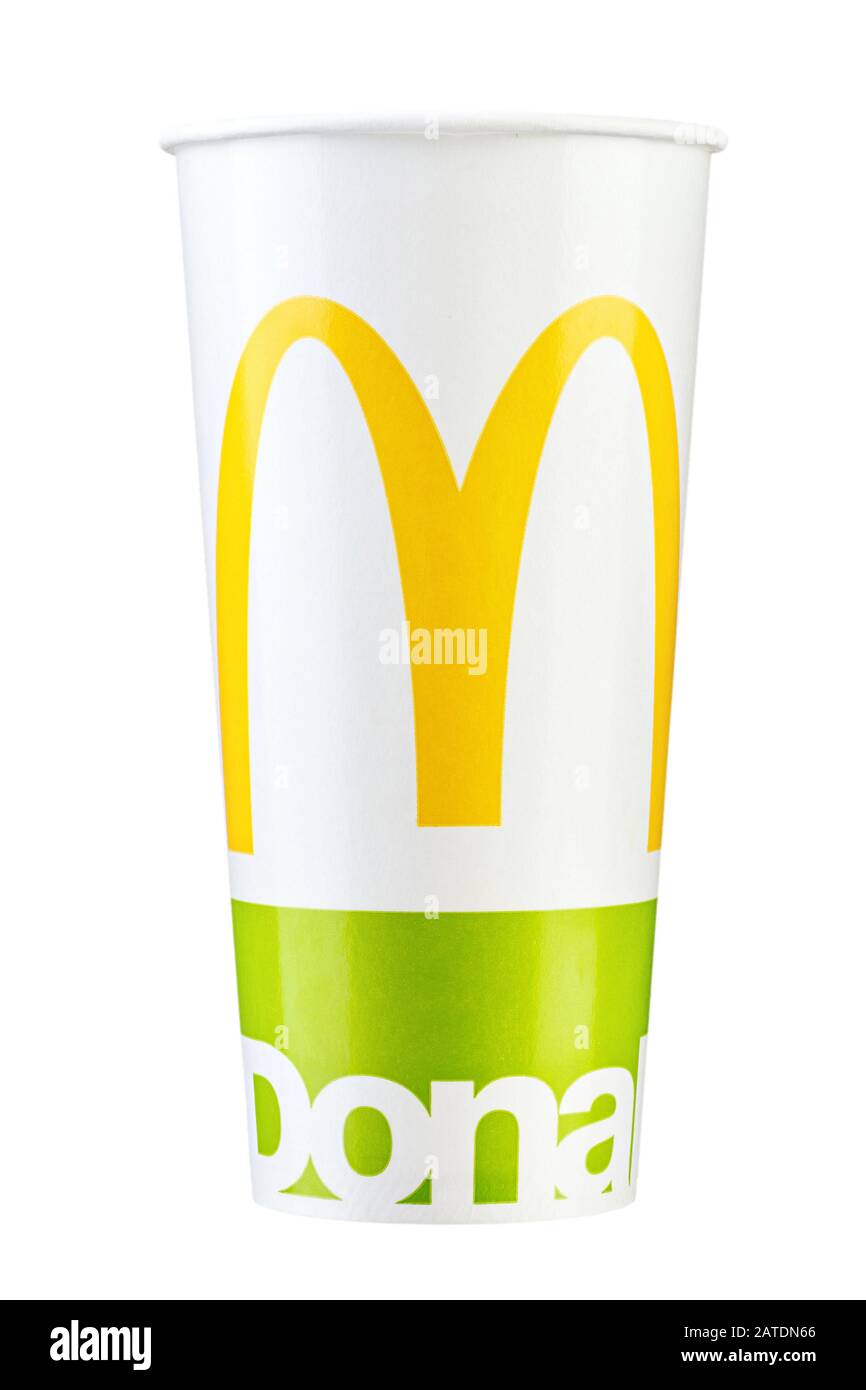 Mcdonalds soft drink straw Banque d'images détourées - Alamy