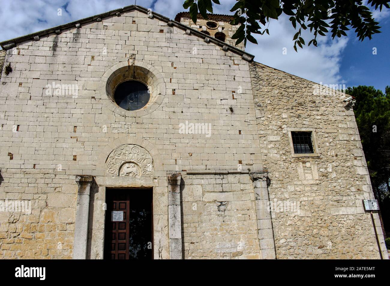 Église de San Giorgio, la plus ancienne église de Campobasso Banque D'Images