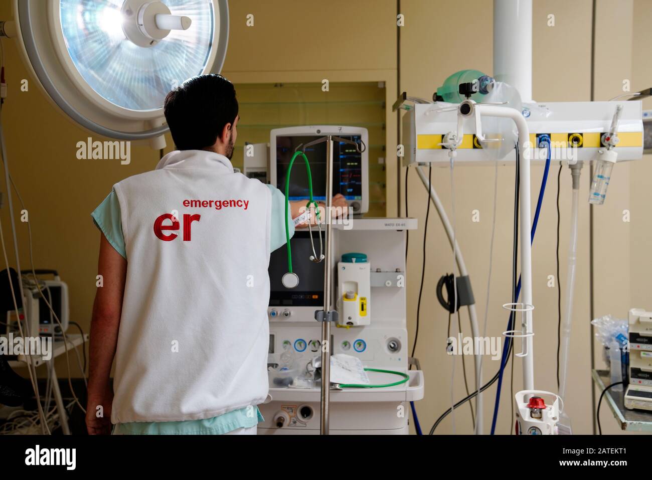 Médecine d'urgence et soins d'urgence, médecine d'urgence et soins d'urgence, Karlovy Vary, République tchèque Banque D'Images