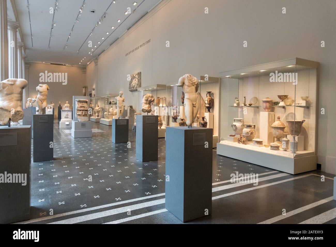 Galerie d'art grec et romain au Metropolitan Museum of Art, New York, USA Banque D'Images